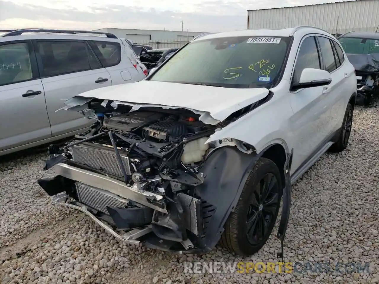 2 Photograph of a damaged car WBXJG7C05L5P29366 BMW X1 2020