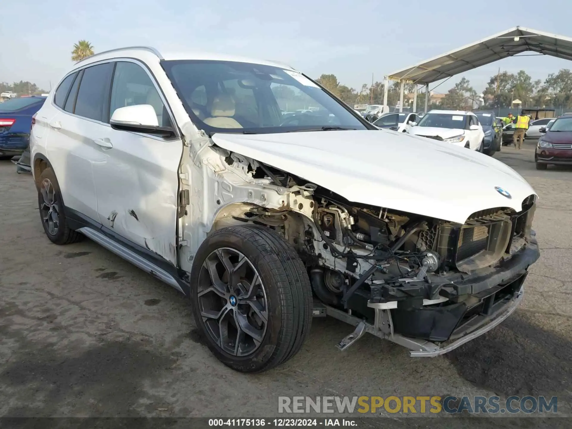 1 Photograph of a damaged car WBXJG7C07L5P25626 BMW X1 2020