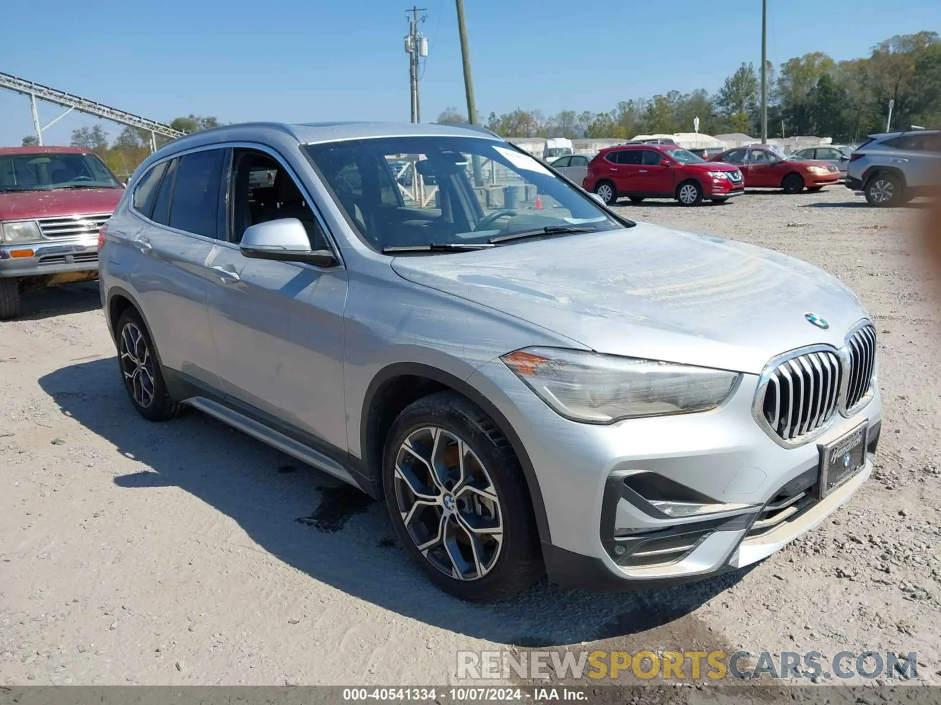 1 Photograph of a damaged car WBXJG7C09L5R91407 BMW X1 2020