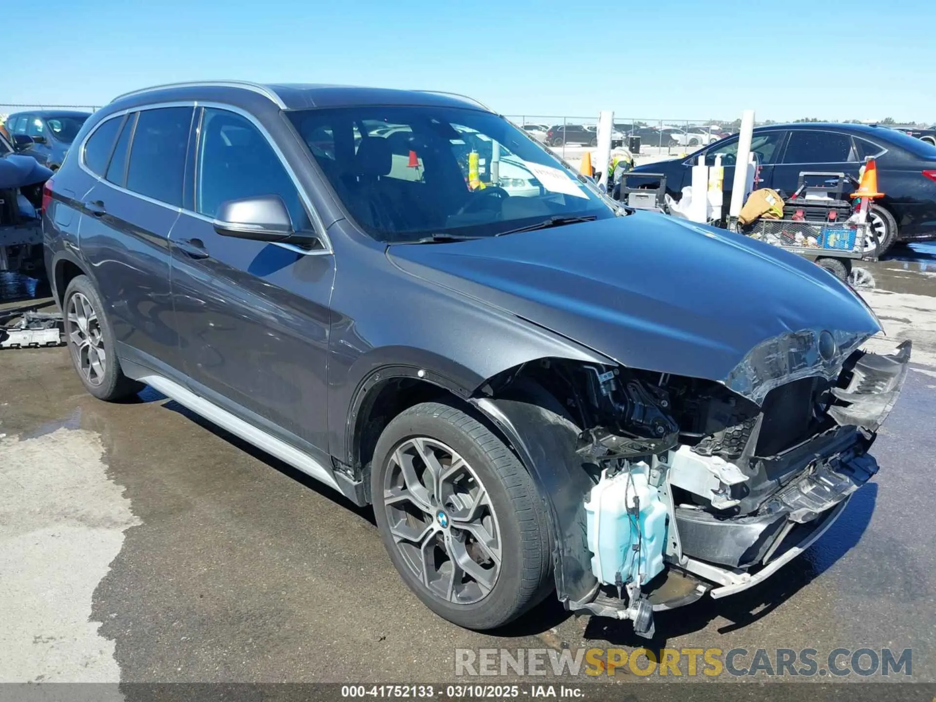 1 Photograph of a damaged car WBXJG7C0XL3L92799 BMW X1 2020