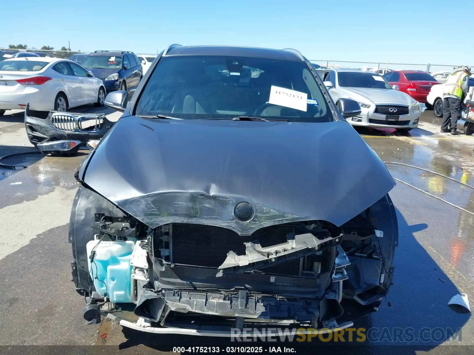 13 Photograph of a damaged car WBXJG7C0XL3L92799 BMW X1 2020