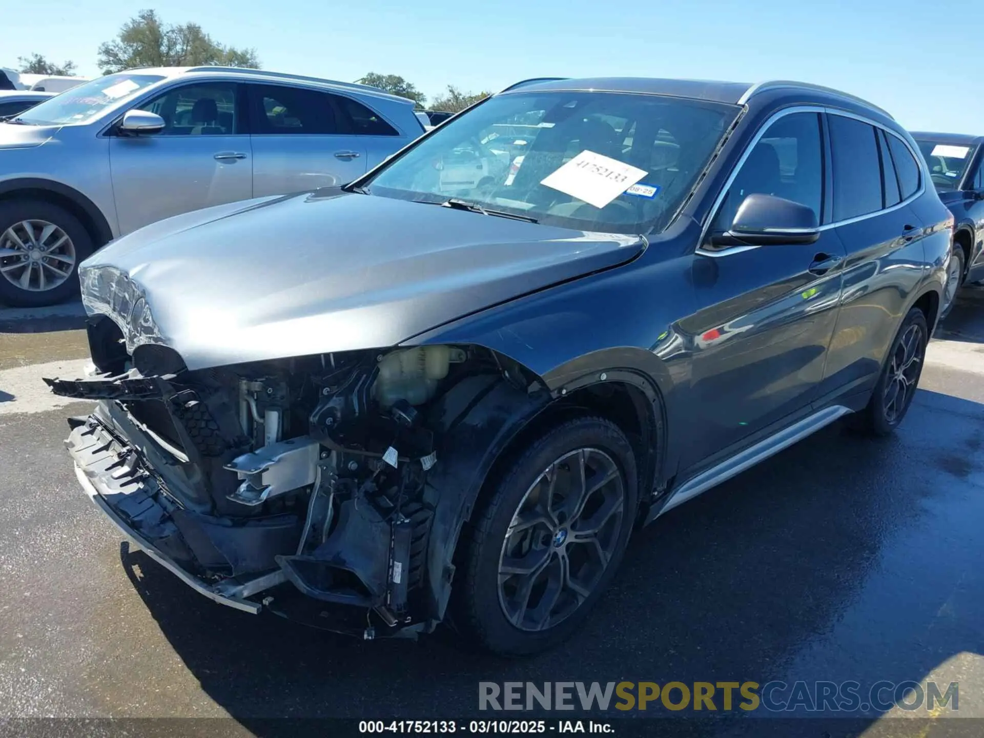 2 Photograph of a damaged car WBXJG7C0XL3L92799 BMW X1 2020