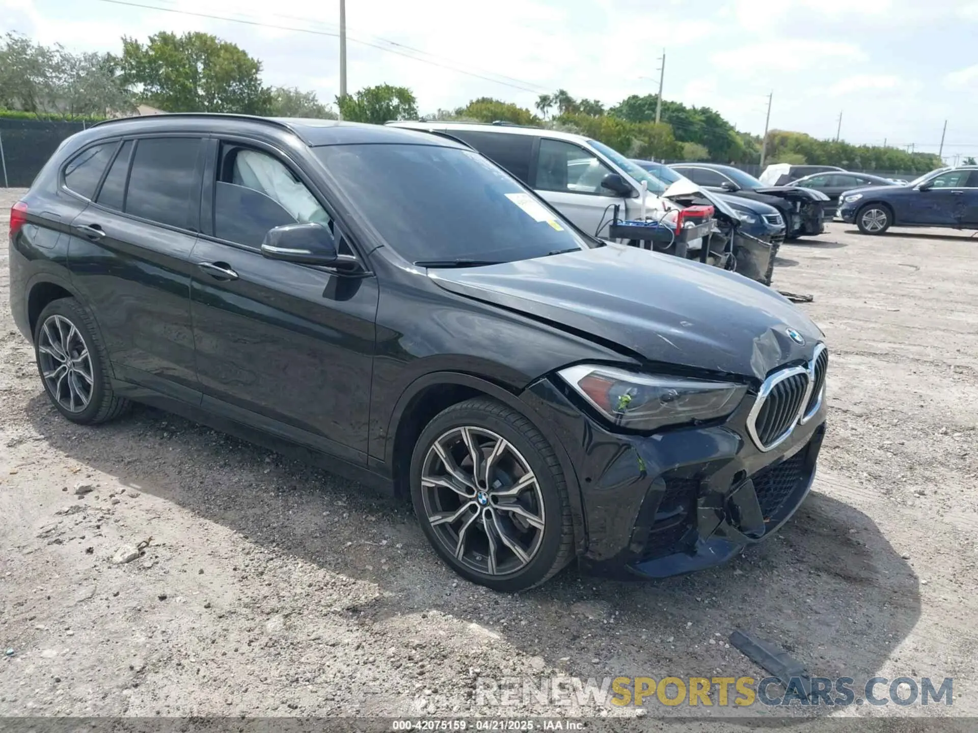 1 Photograph of a damaged car WBXJG7C0XL5P74237 BMW X1 2020