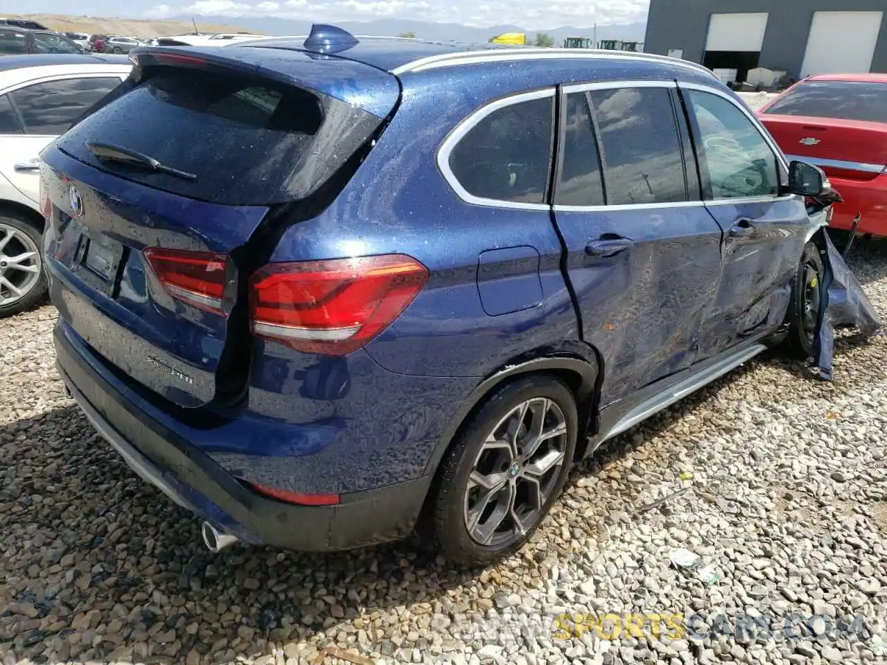 4 Photograph of a damaged car WBXJG9C00L5P75635 BMW X1 2020