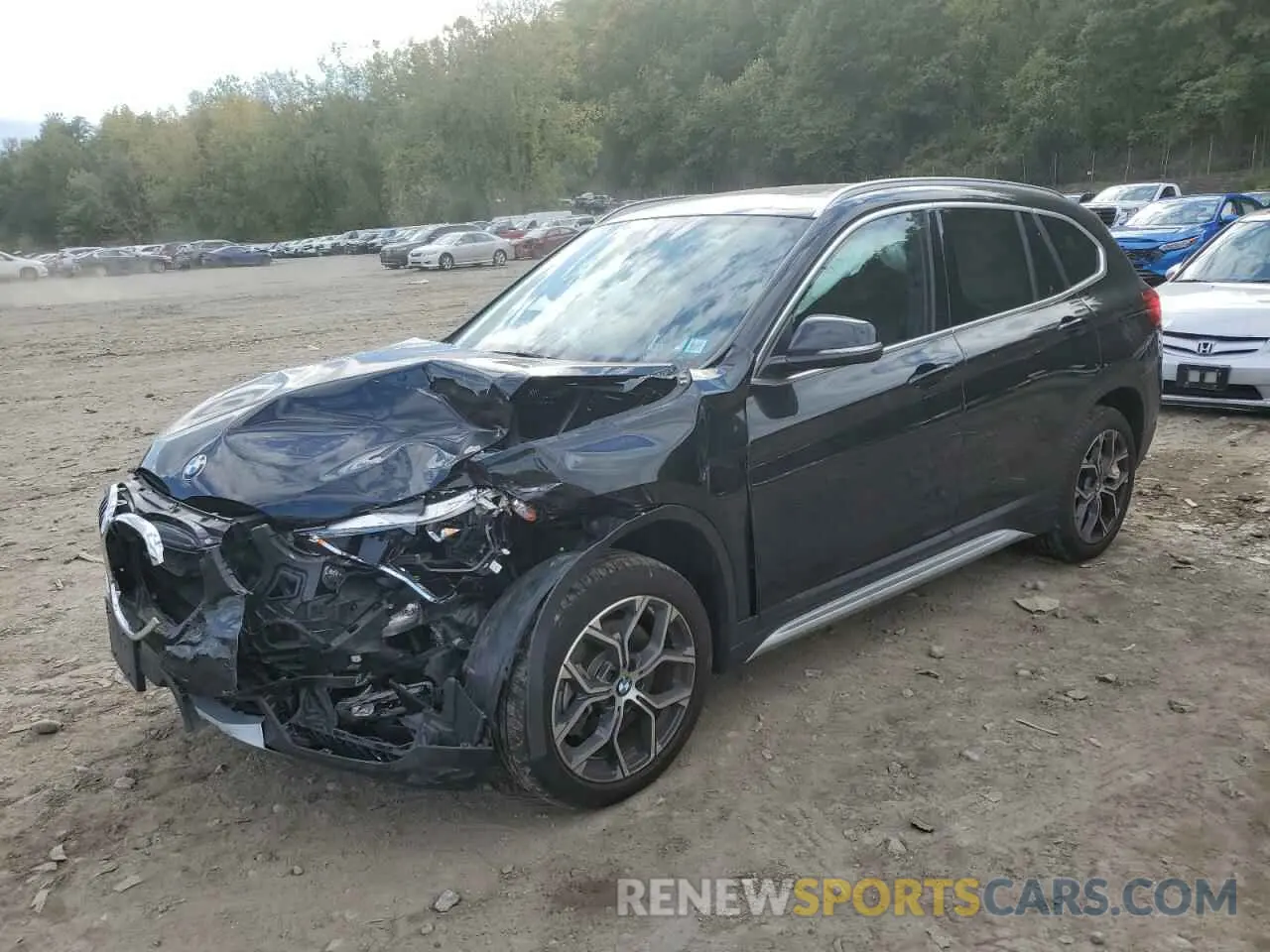 1 Photograph of a damaged car WBXJG9C00L5R41653 BMW X1 2020