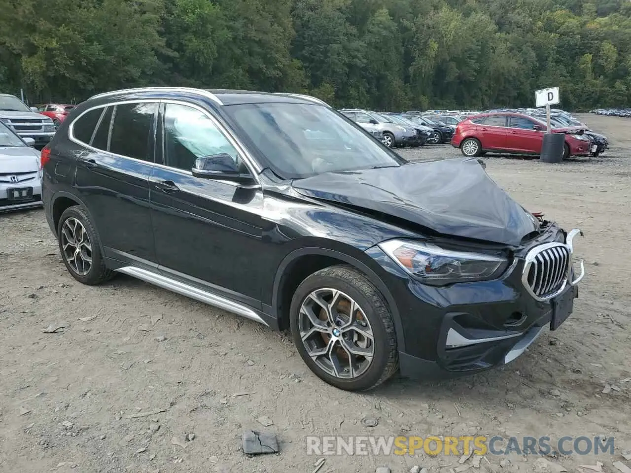 4 Photograph of a damaged car WBXJG9C00L5R41653 BMW X1 2020