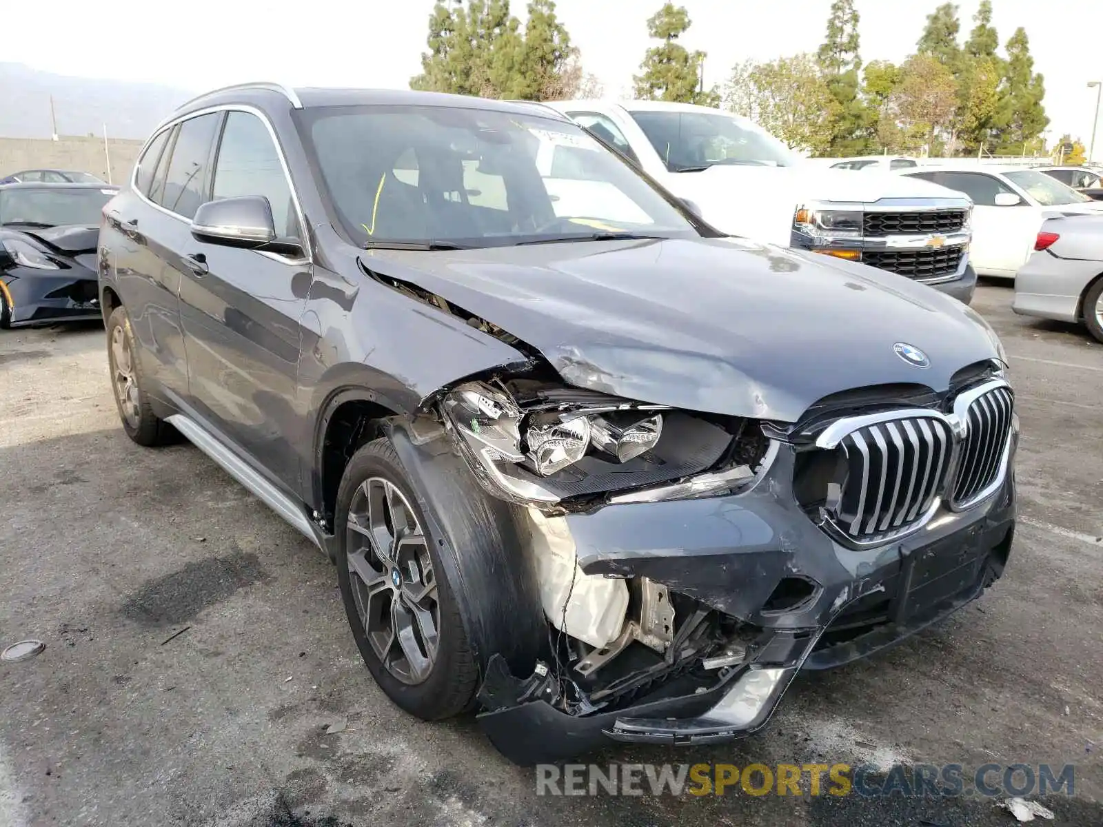 1 Photograph of a damaged car WBXJG9C01L5P88376 BMW X1 2020