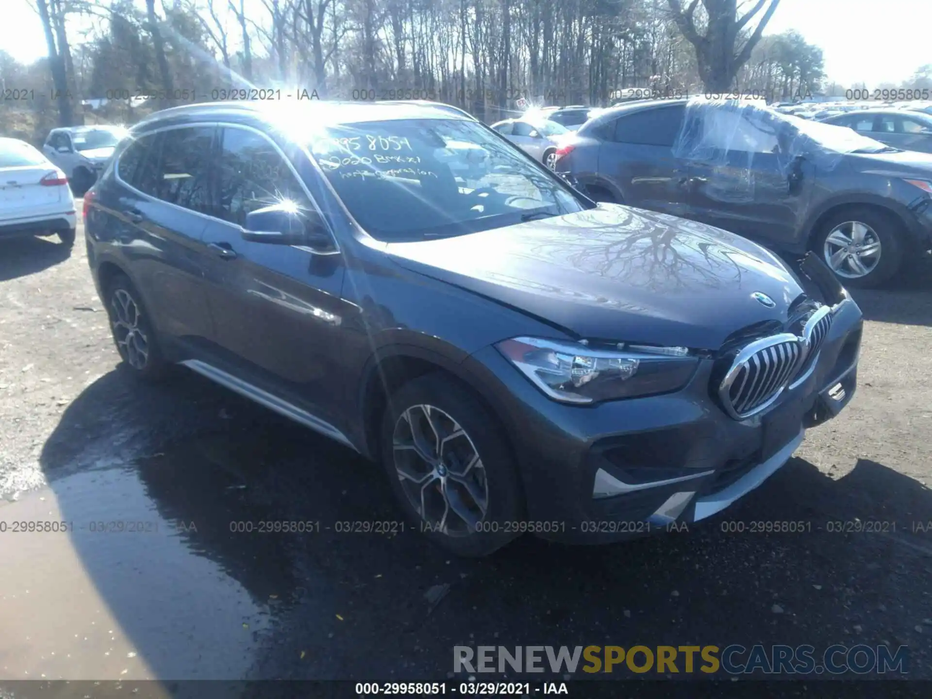 1 Photograph of a damaged car WBXJG9C01L5P88409 BMW X1 2020