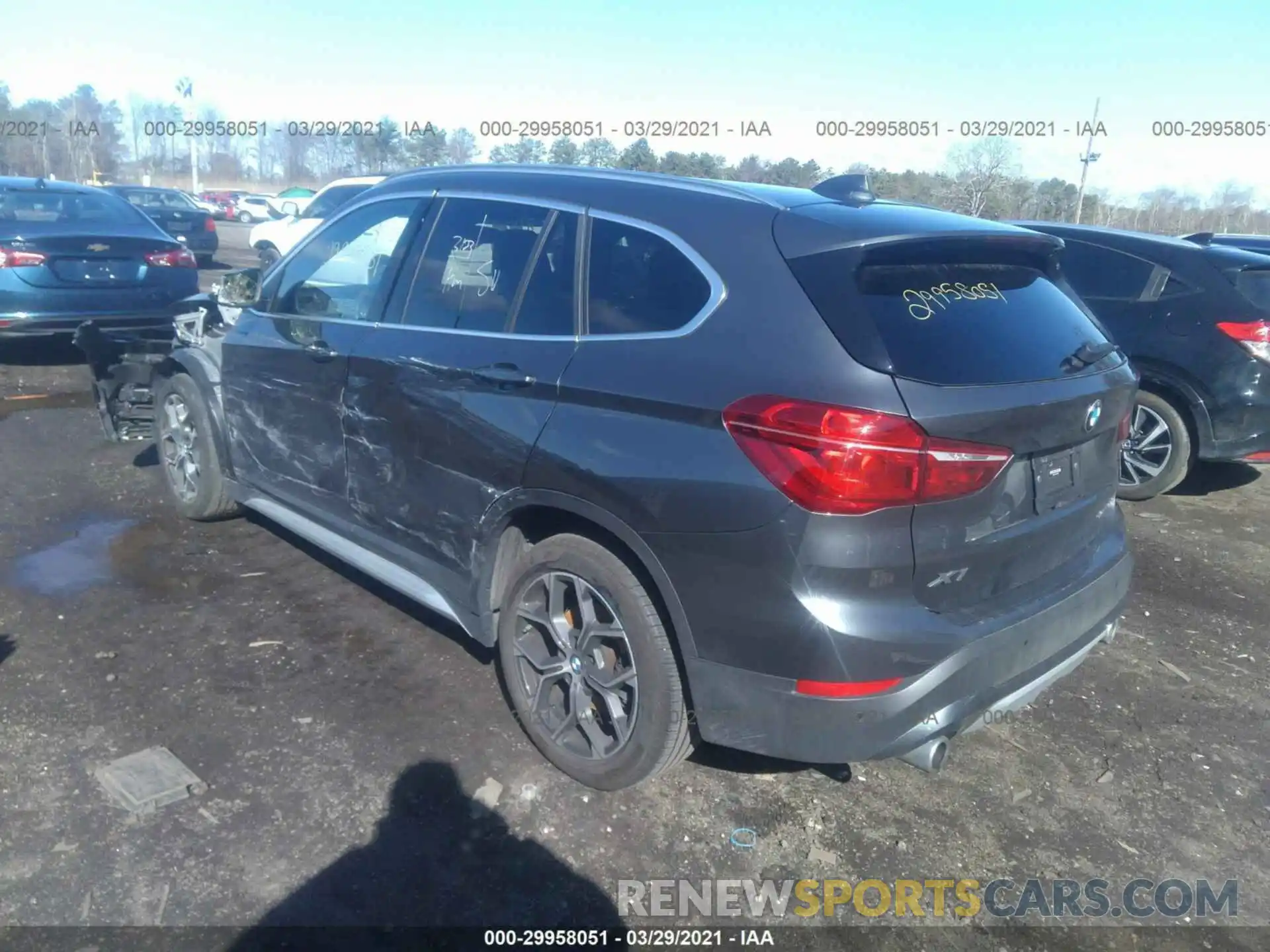 3 Photograph of a damaged car WBXJG9C01L5P88409 BMW X1 2020