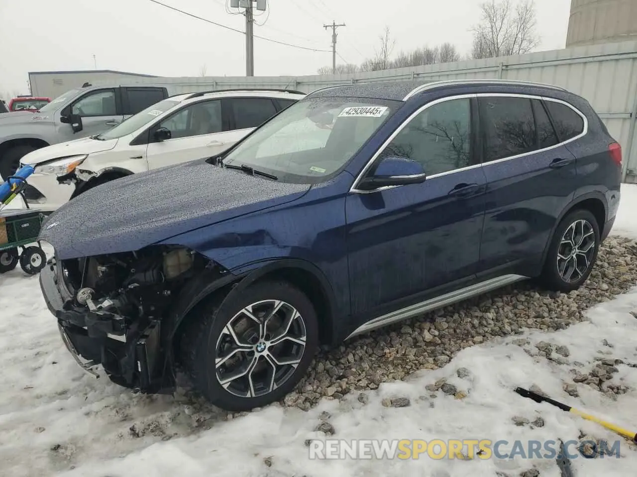 1 Photograph of a damaged car WBXJG9C02L3L92744 BMW X1 2020