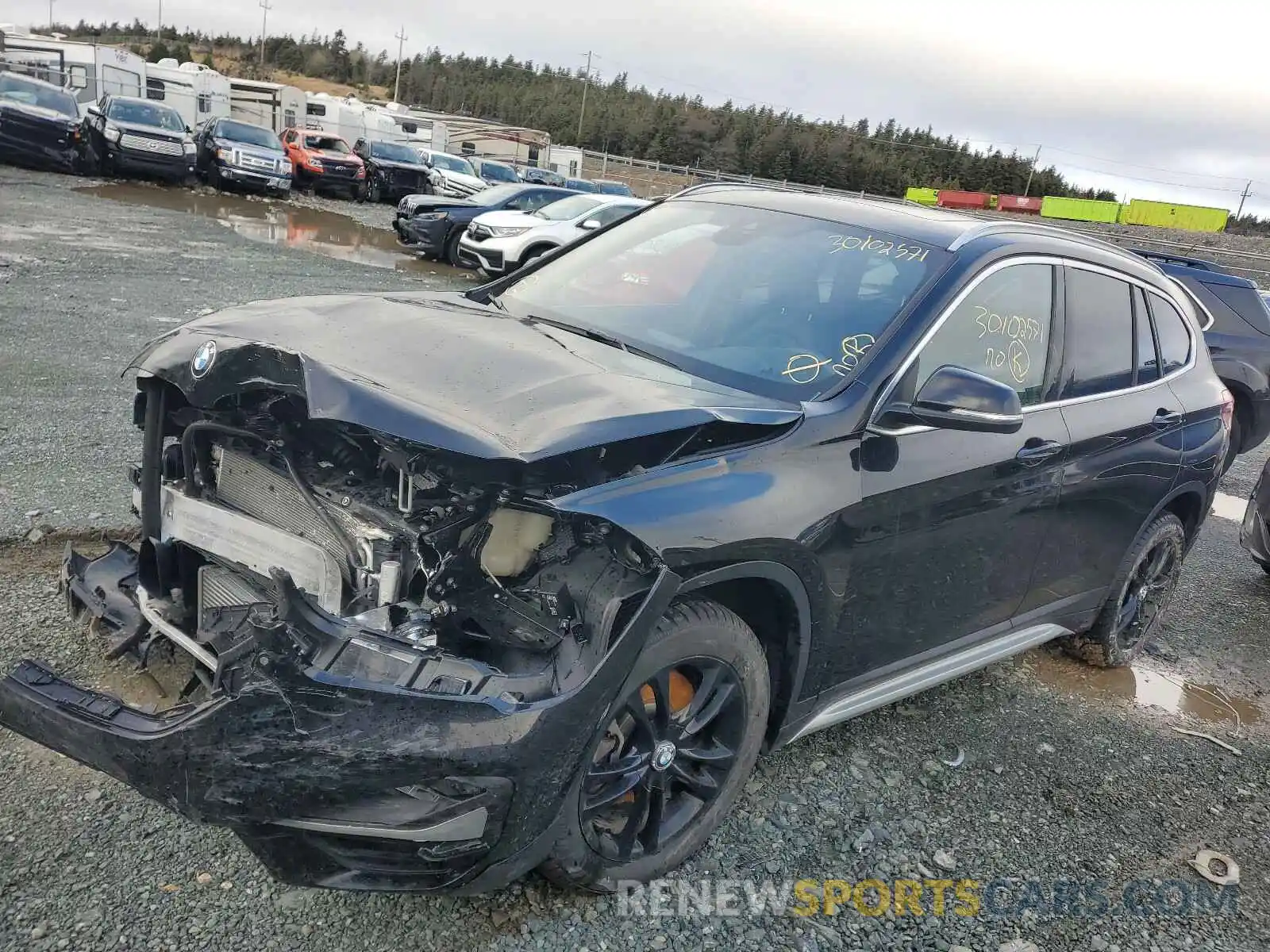 2 Photograph of a damaged car WBXJG9C02L5R36955 BMW X1 2020