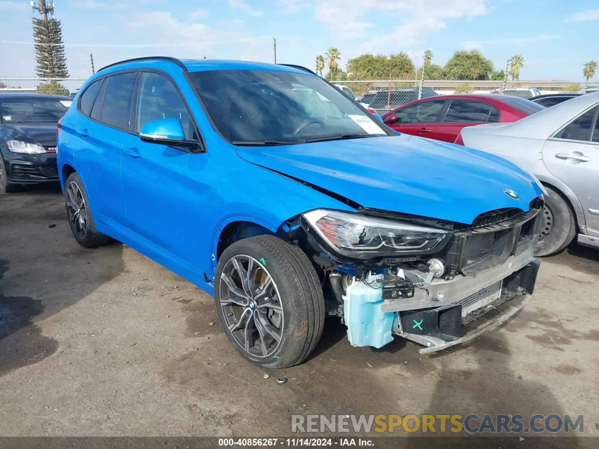1 Photograph of a damaged car WBXJG9C03L5P61230 BMW X1 2020