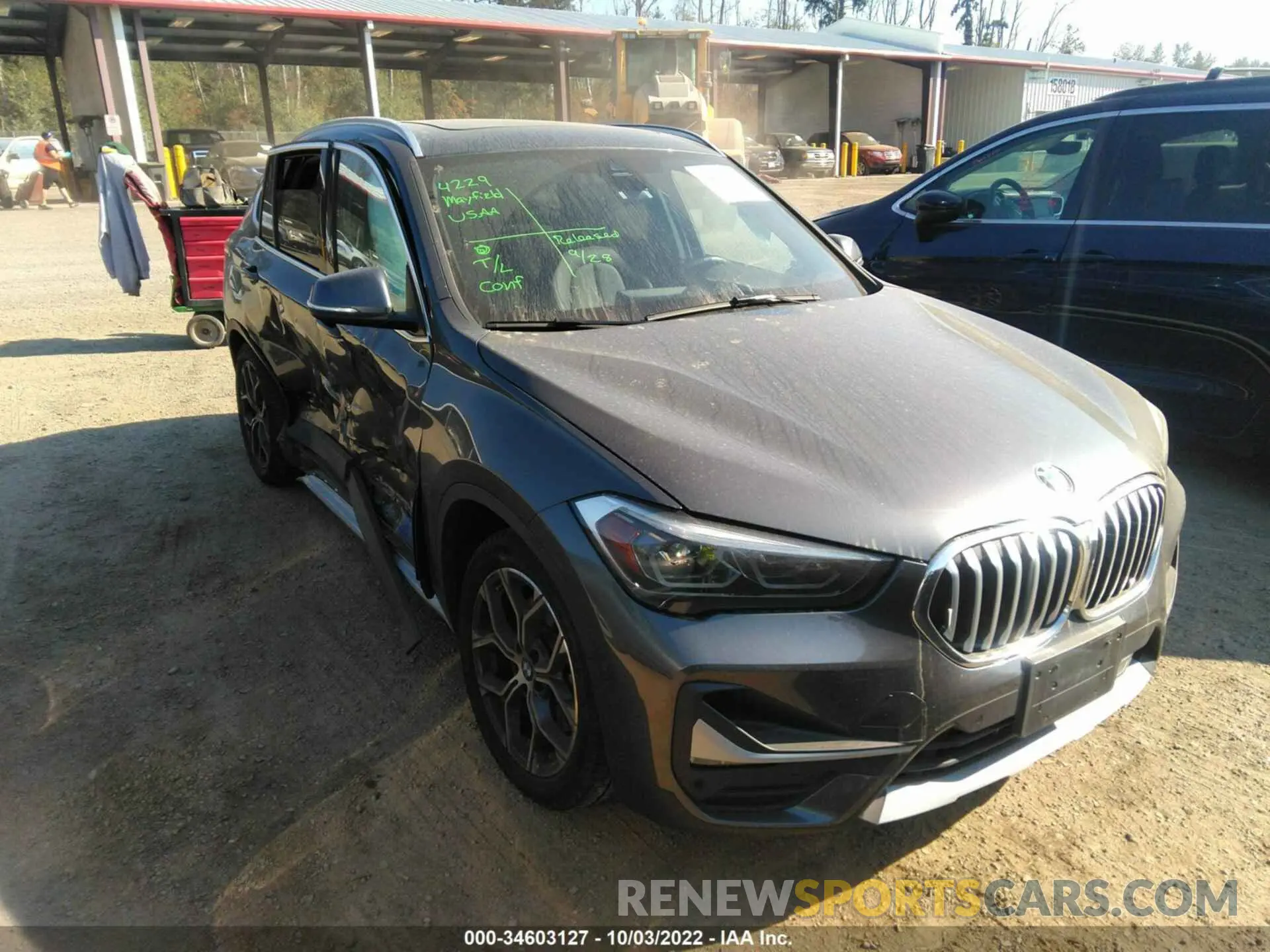 1 Photograph of a damaged car WBXJG9C04L5P70146 BMW X1 2020
