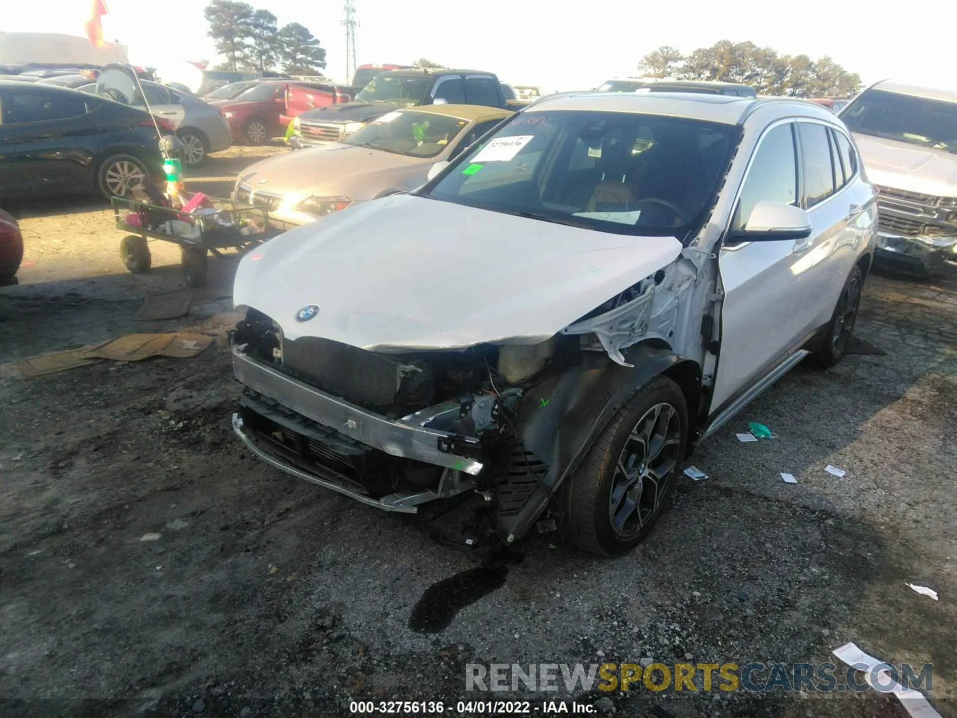 2 Photograph of a damaged car WBXJG9C04L5R65275 BMW X1 2020