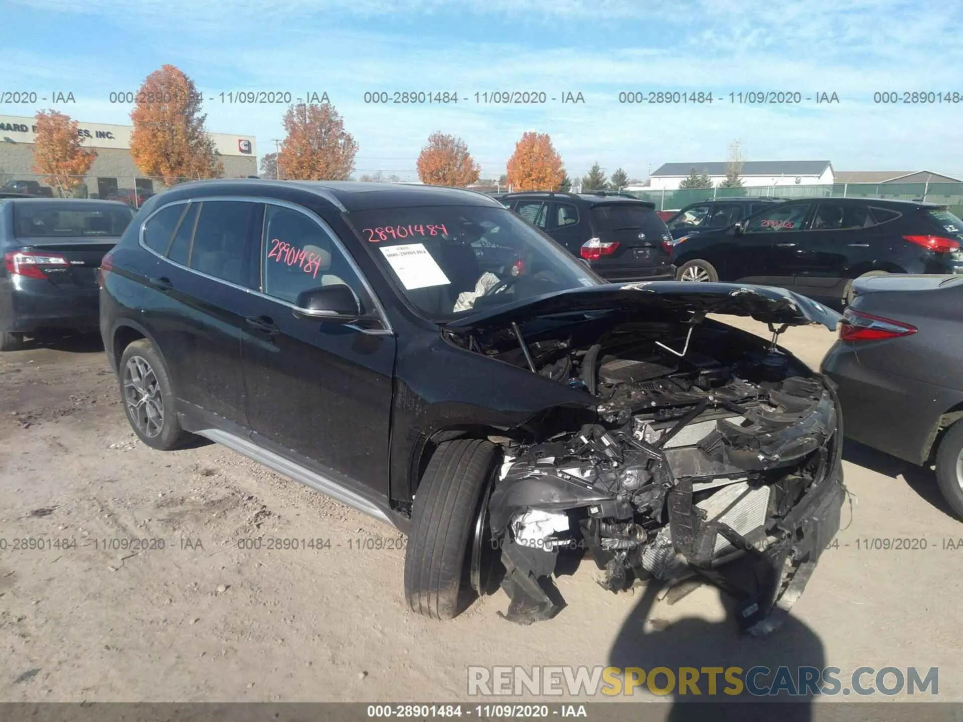 1 Photograph of a damaged car WBXJG9C06L5P53249 BMW X1 2020