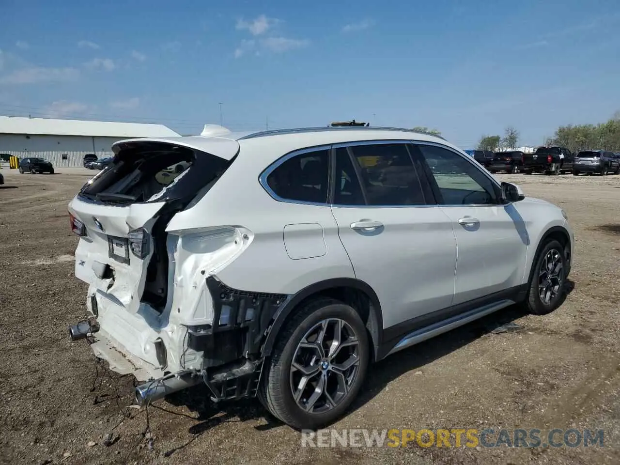 3 Photograph of a damaged car WBXJG9C06L5P53686 BMW X1 2020