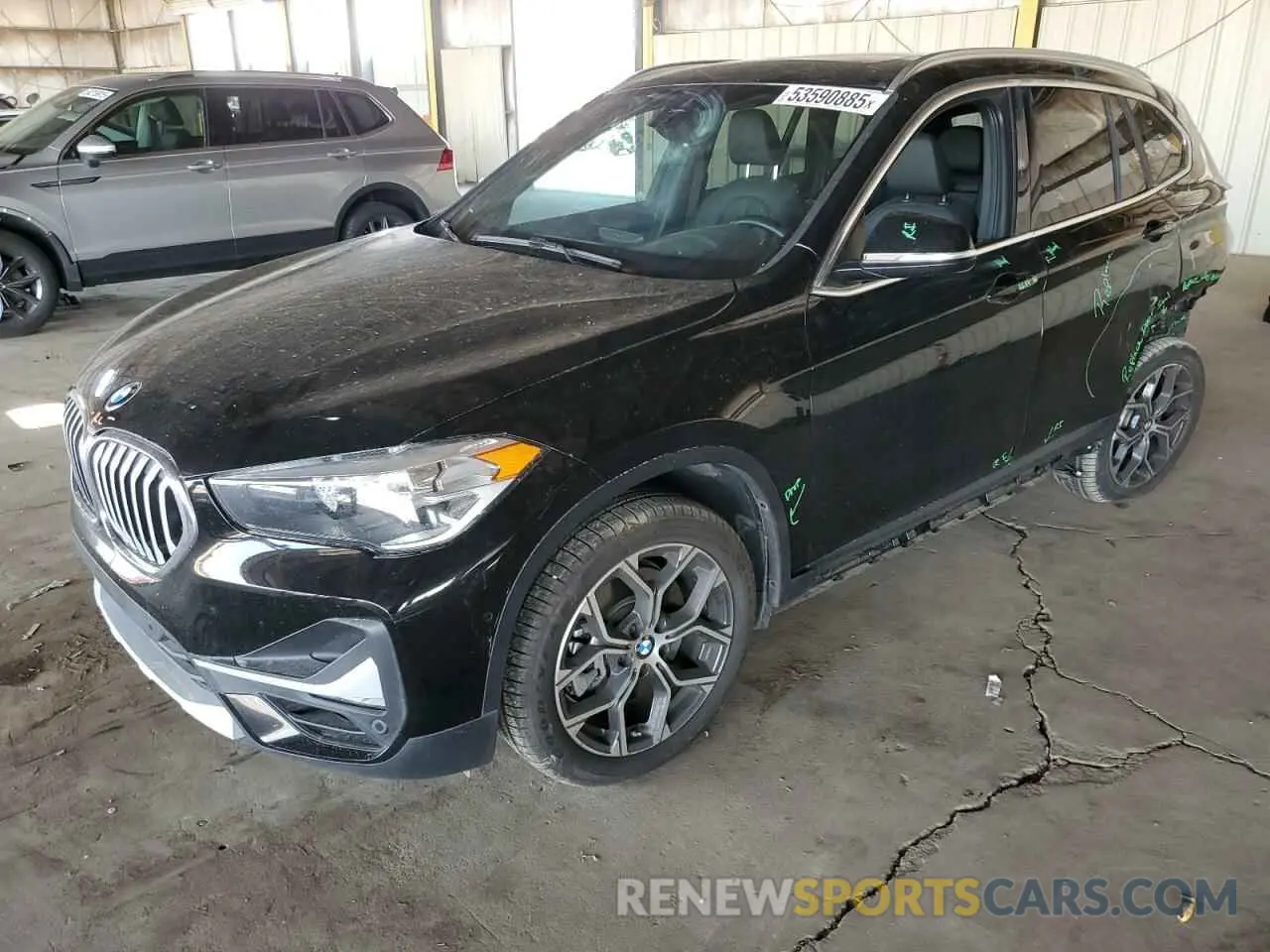 1 Photograph of a damaged car WBXJG9C07L5R69479 BMW X1 2020