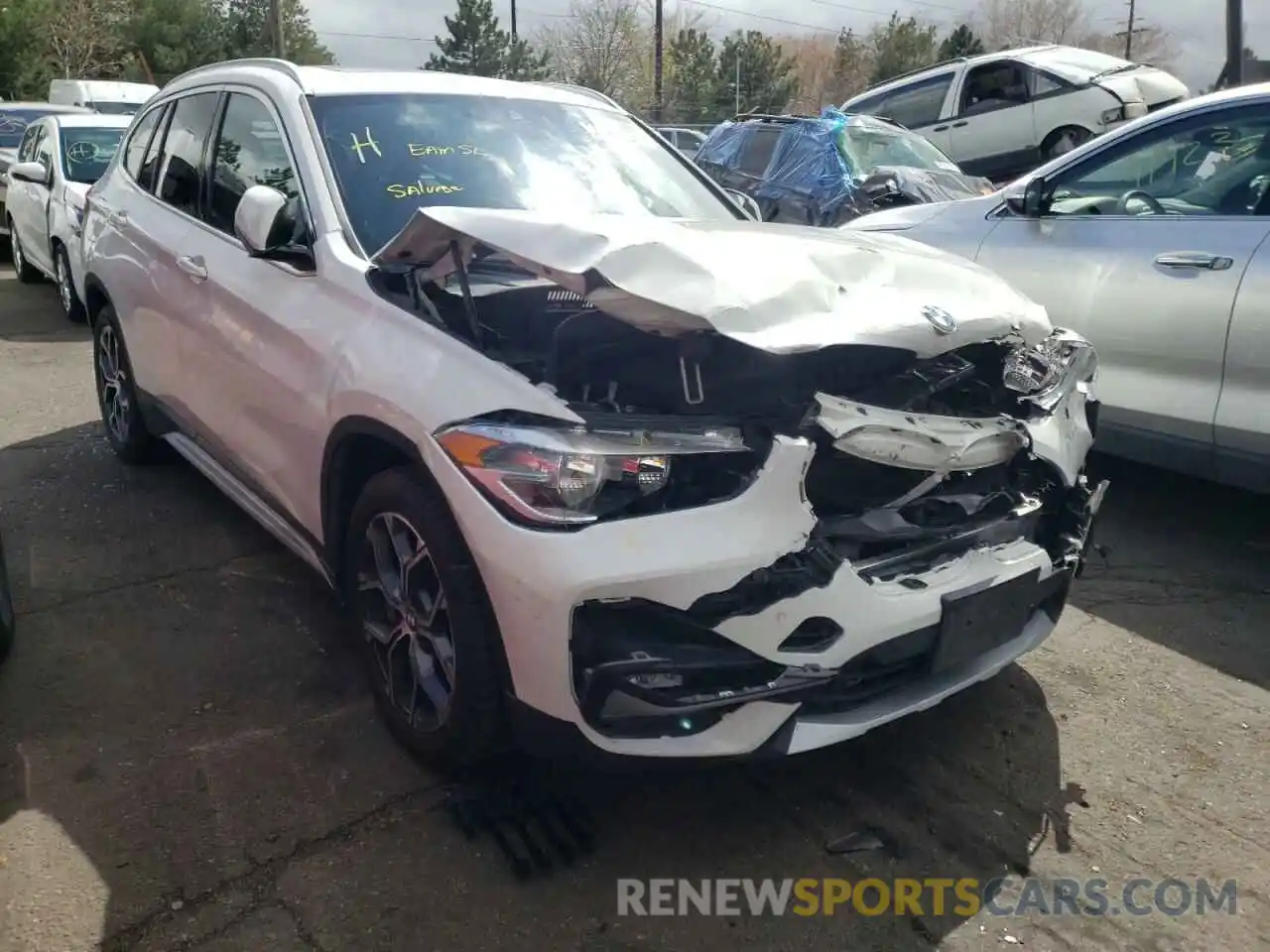 9 Photograph of a damaged car WBXJG9C08L3L81117 BMW X1 2020