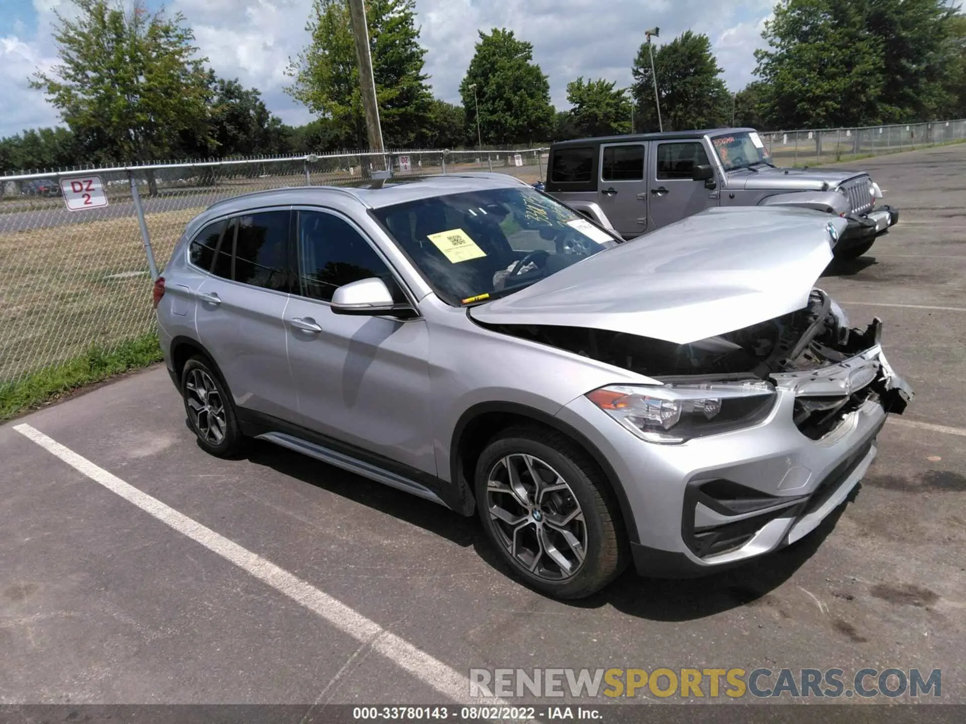 1 Photograph of a damaged car WBXJG9C09L5R50707 BMW X1 2020