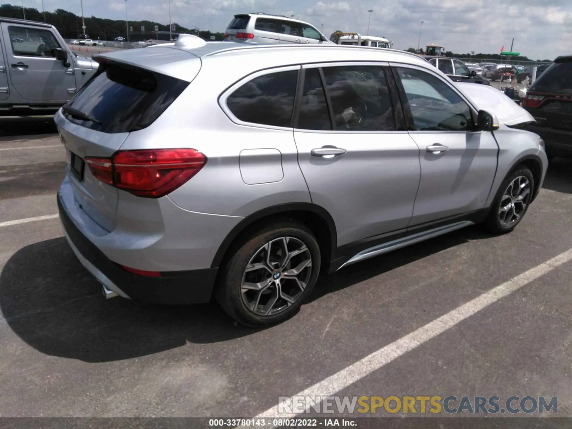 4 Photograph of a damaged car WBXJG9C09L5R50707 BMW X1 2020