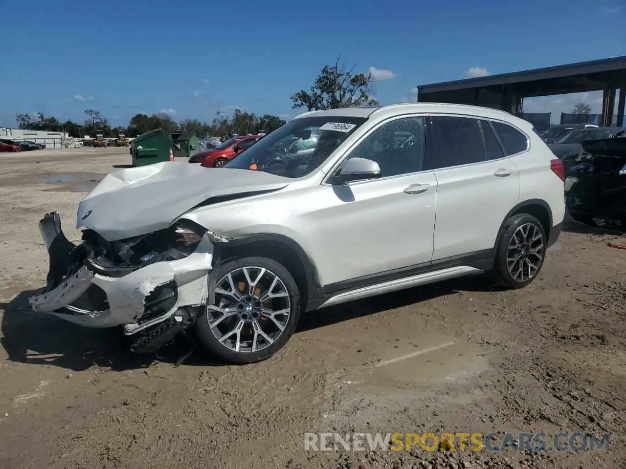 1 Photograph of a damaged car WBXJG7C00M5T23271 BMW X1 2021