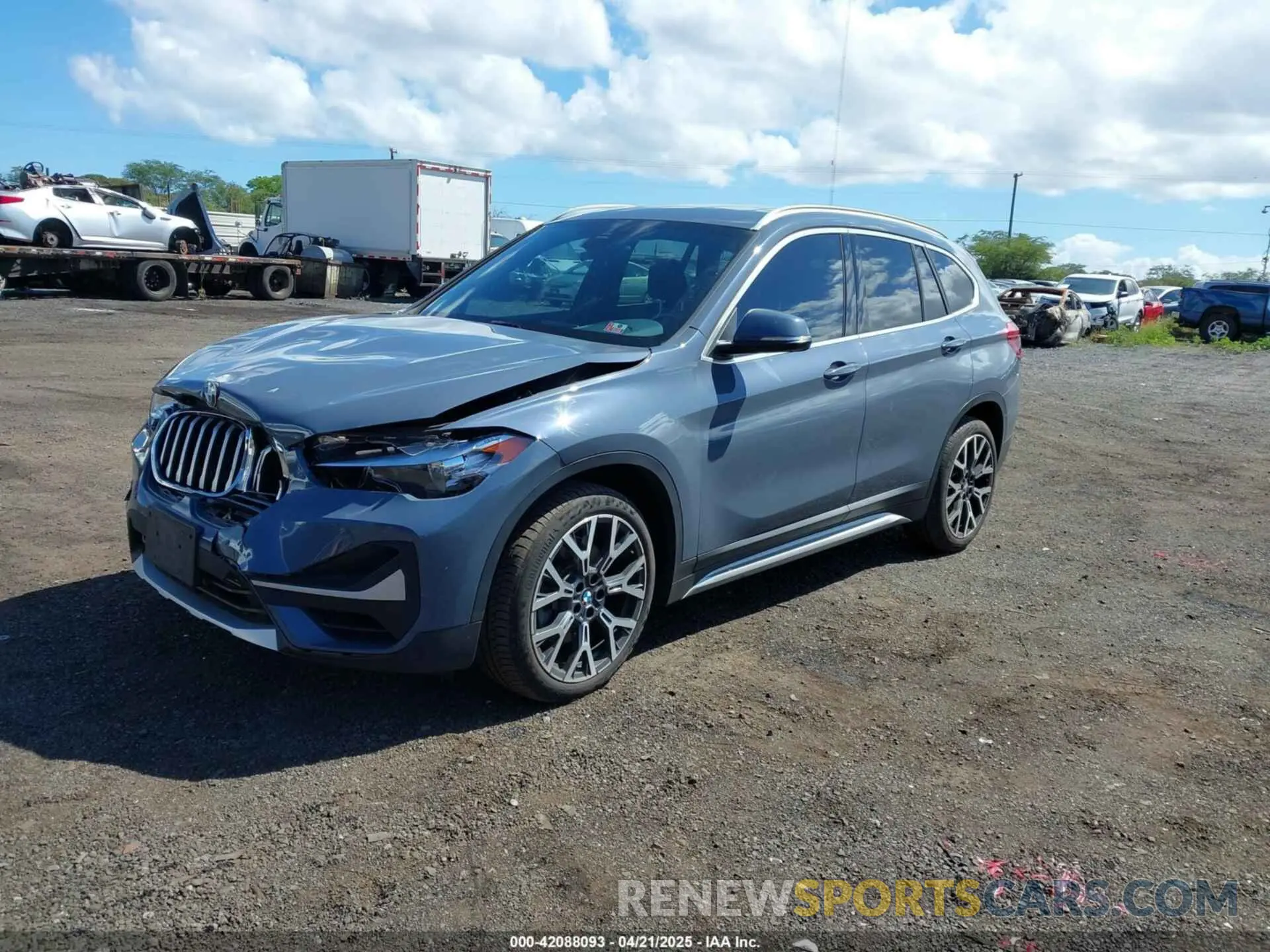 2 Photograph of a damaged car WBXJG7C01M5S66837 BMW X1 2021