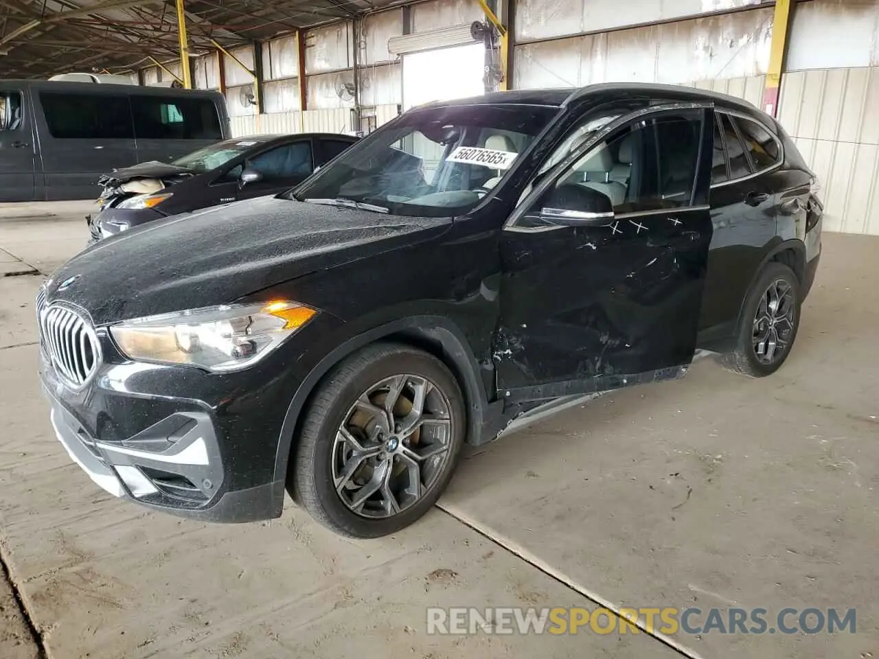 1 Photograph of a damaged car WBXJG7C02M5S30154 BMW X1 2021