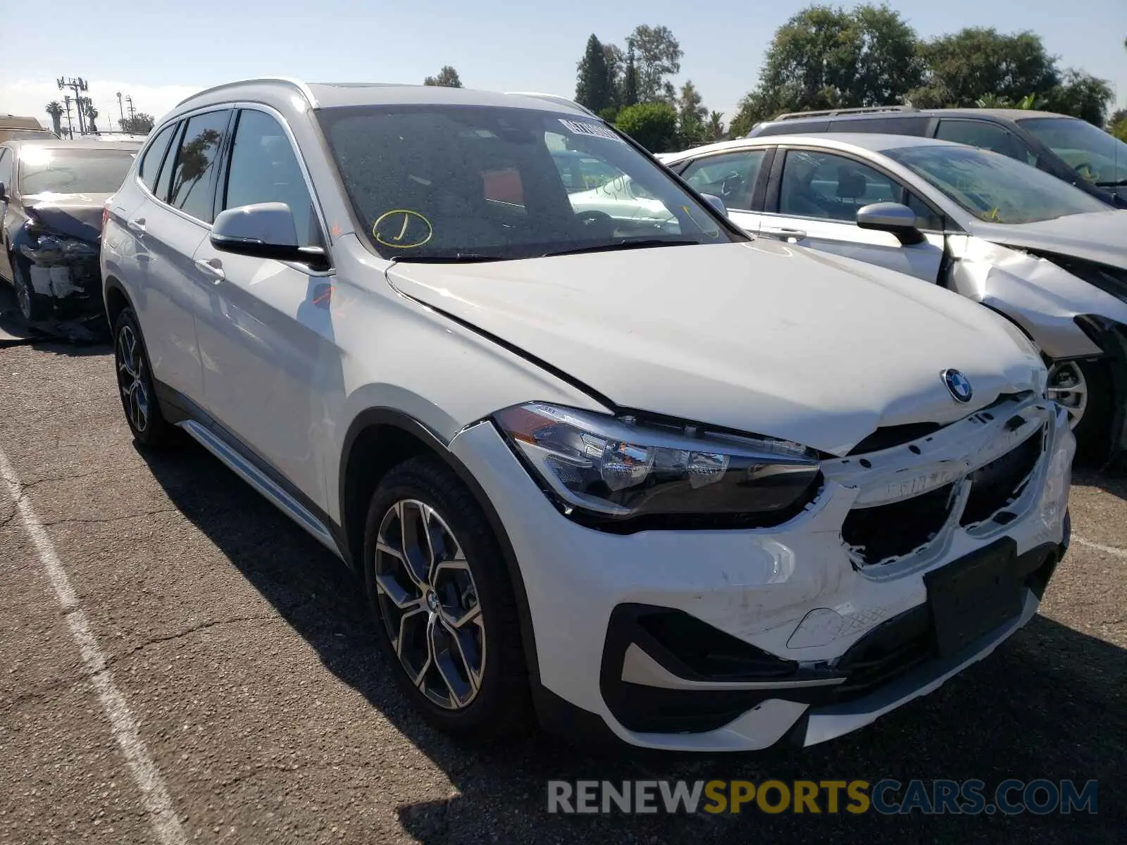 1 Photograph of a damaged car WBXJG7C02M5S95568 BMW X1 2021