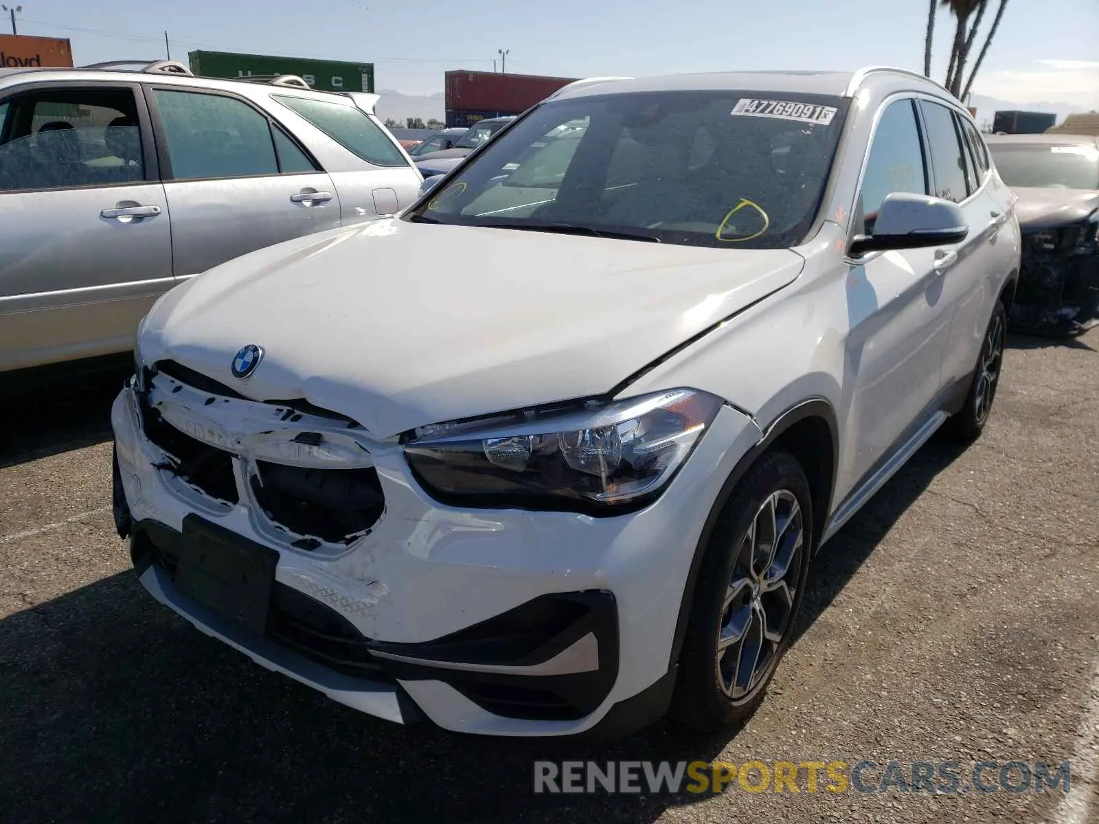2 Photograph of a damaged car WBXJG7C02M5S95568 BMW X1 2021