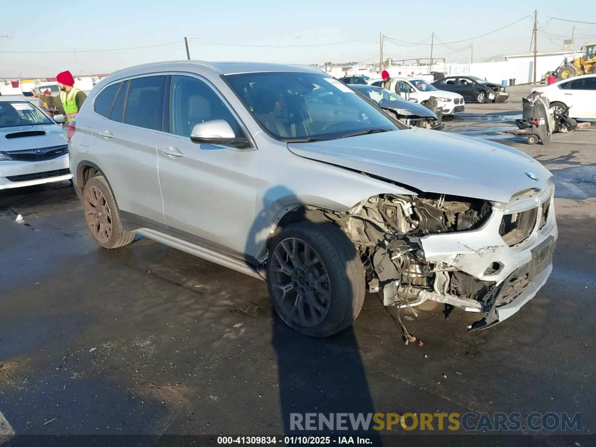 1 Photograph of a damaged car WBXJG7C02M5T27791 BMW X1 2021