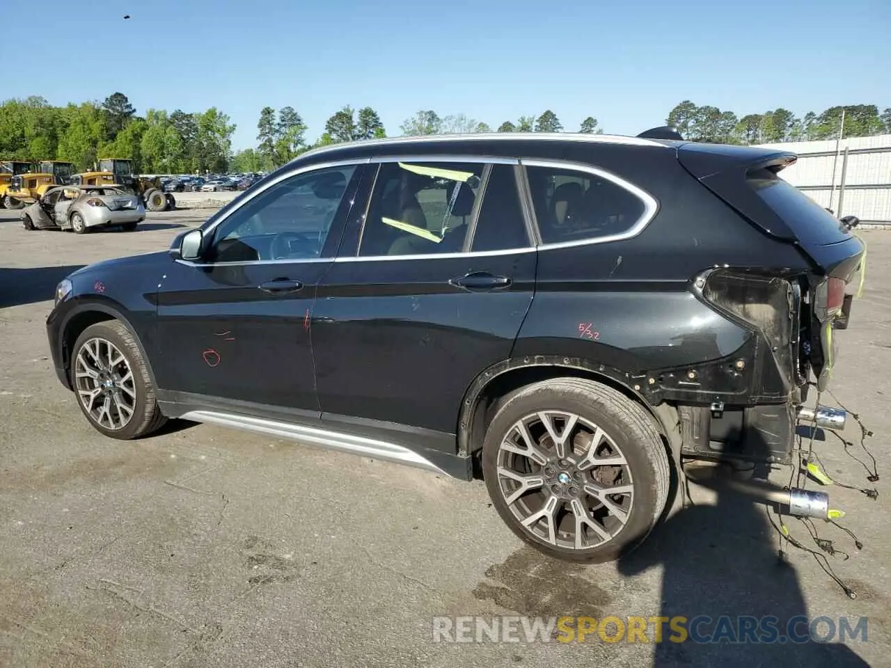 2 Photograph of a damaged car WBXJG7C02M5U22447 BMW X1 2021