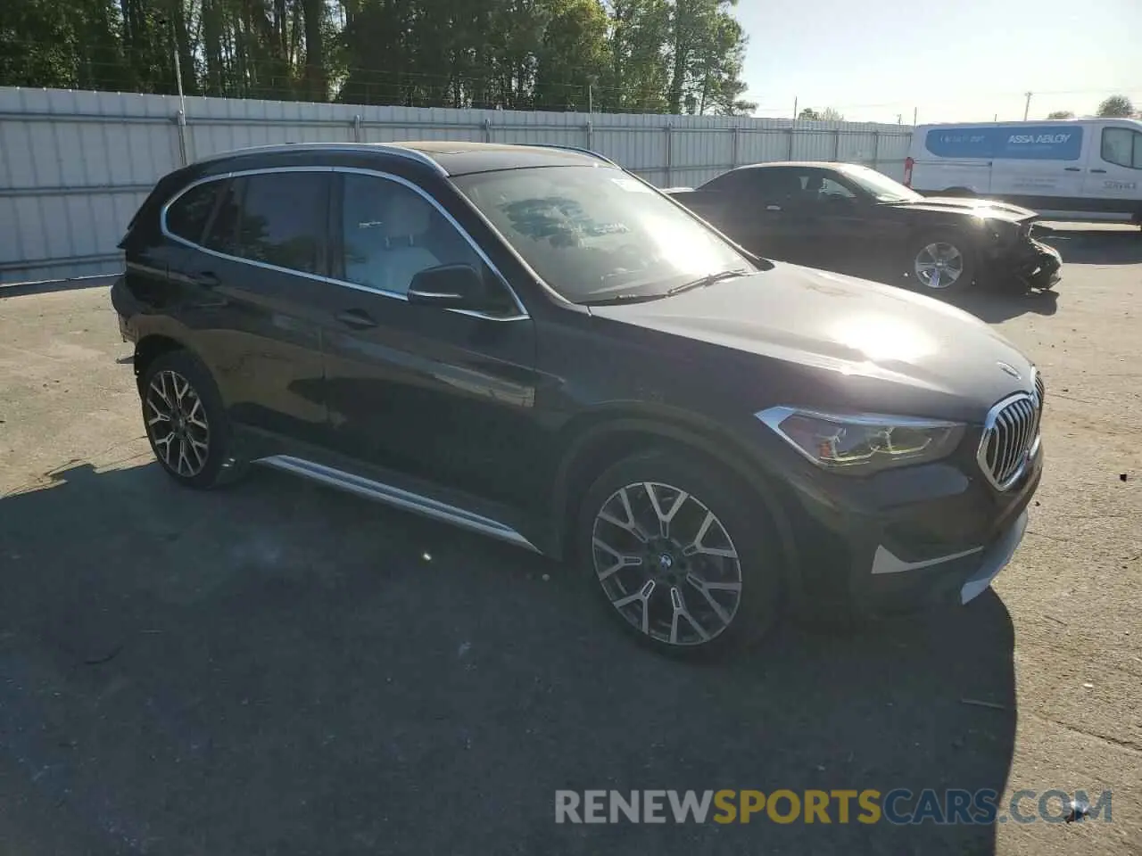 4 Photograph of a damaged car WBXJG7C02M5U22447 BMW X1 2021