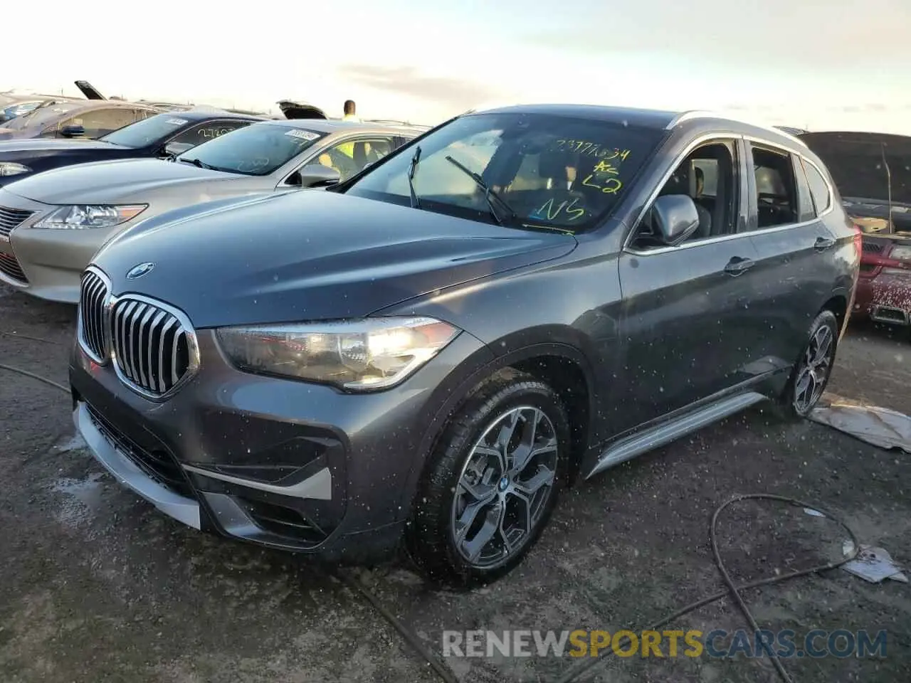 1 Photograph of a damaged car WBXJG7C04M5T04867 BMW X1 2021
