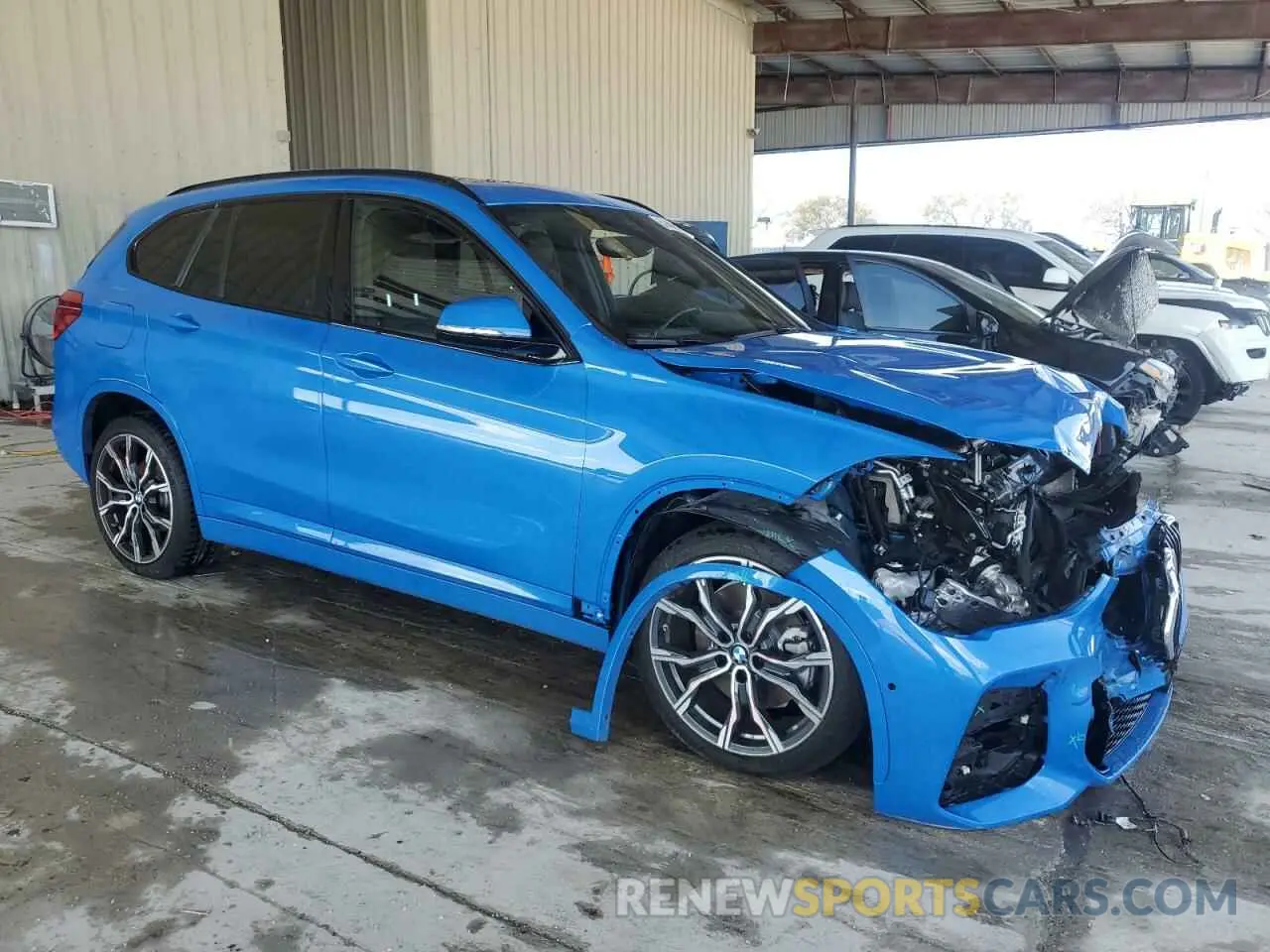 4 Photograph of a damaged car WBXJG7C05M5U02743 BMW X1 2021