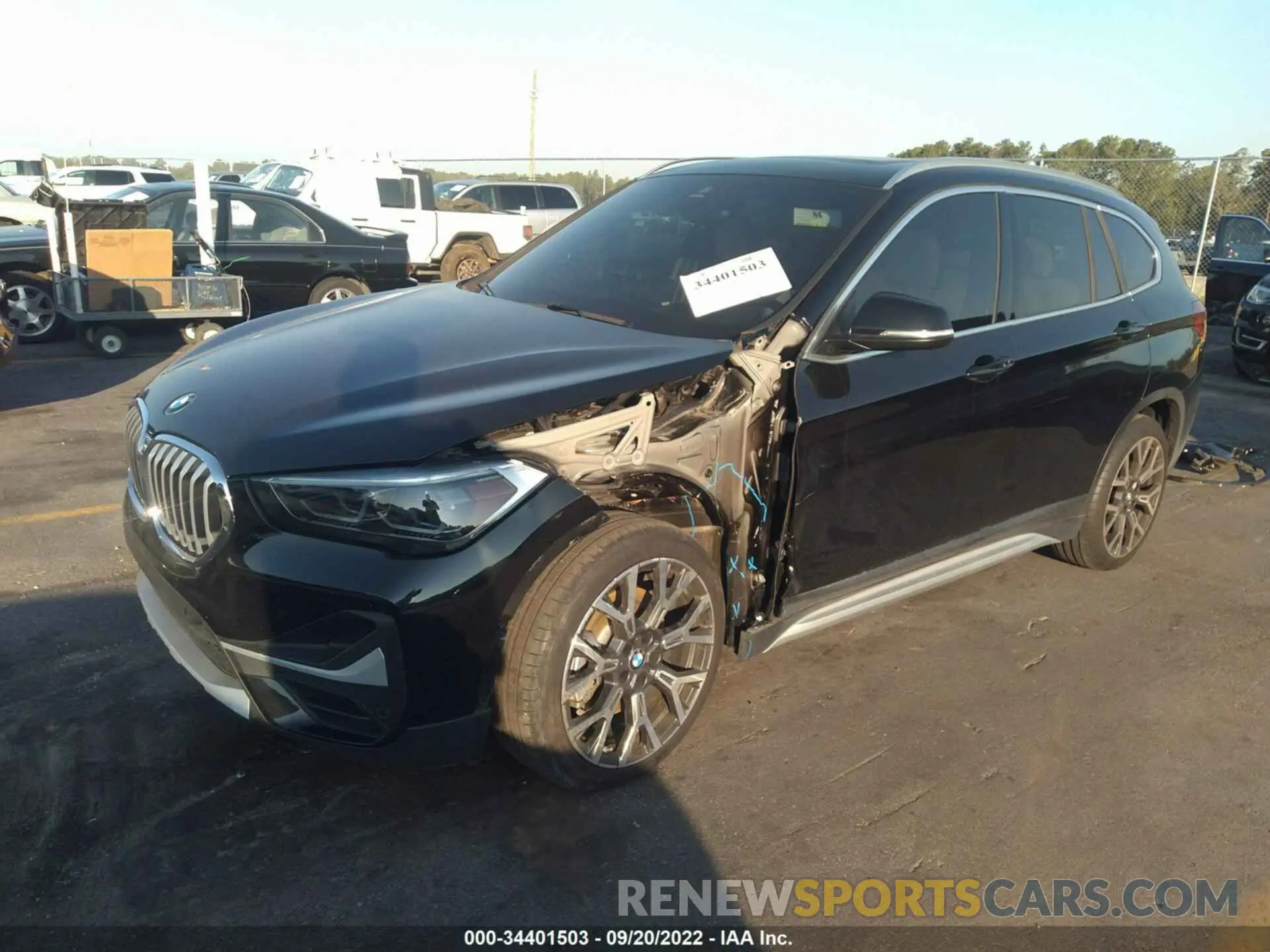 2 Photograph of a damaged car WBXJG7C06M5S23529 BMW X1 2021