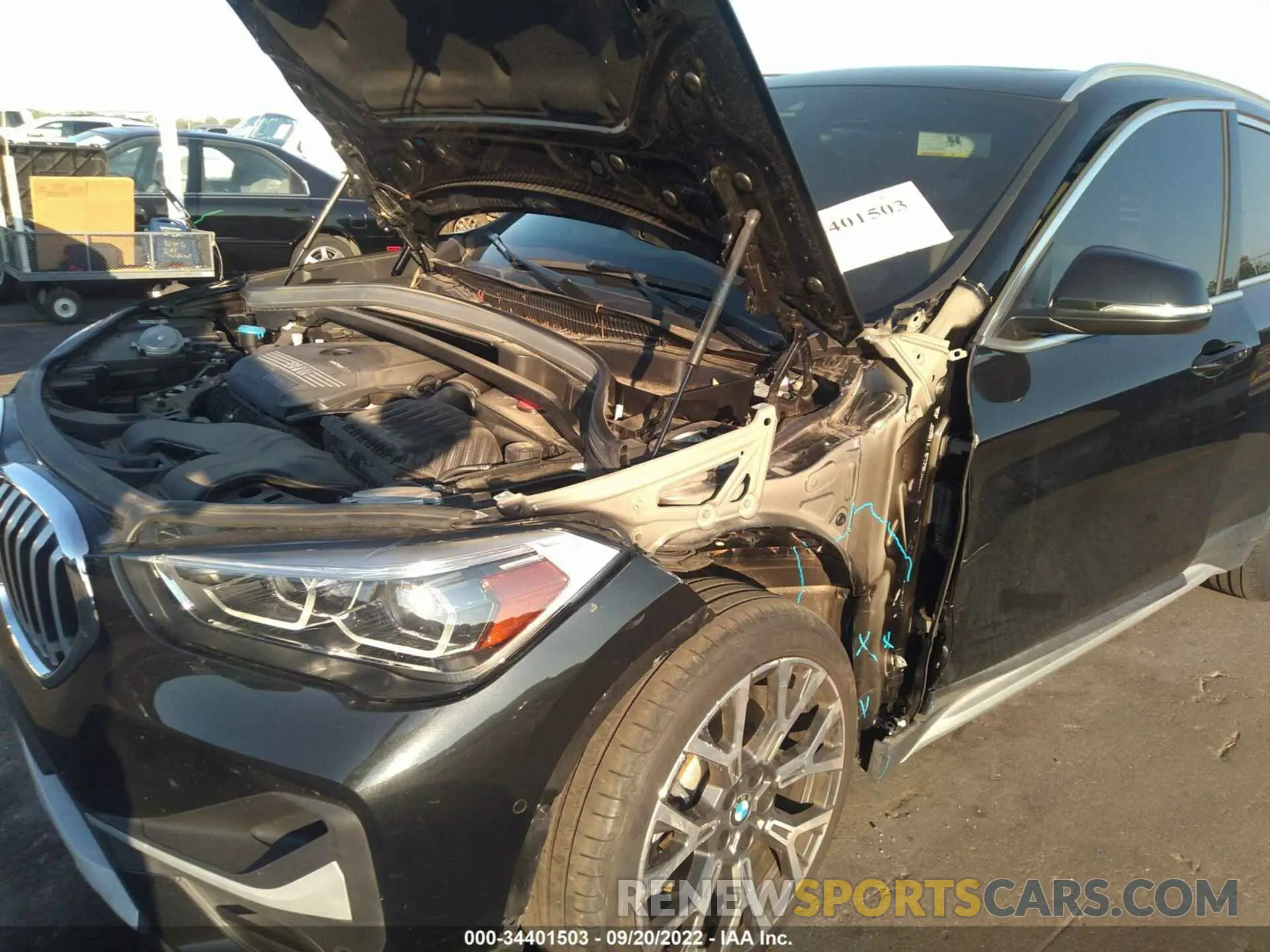 6 Photograph of a damaged car WBXJG7C06M5S23529 BMW X1 2021