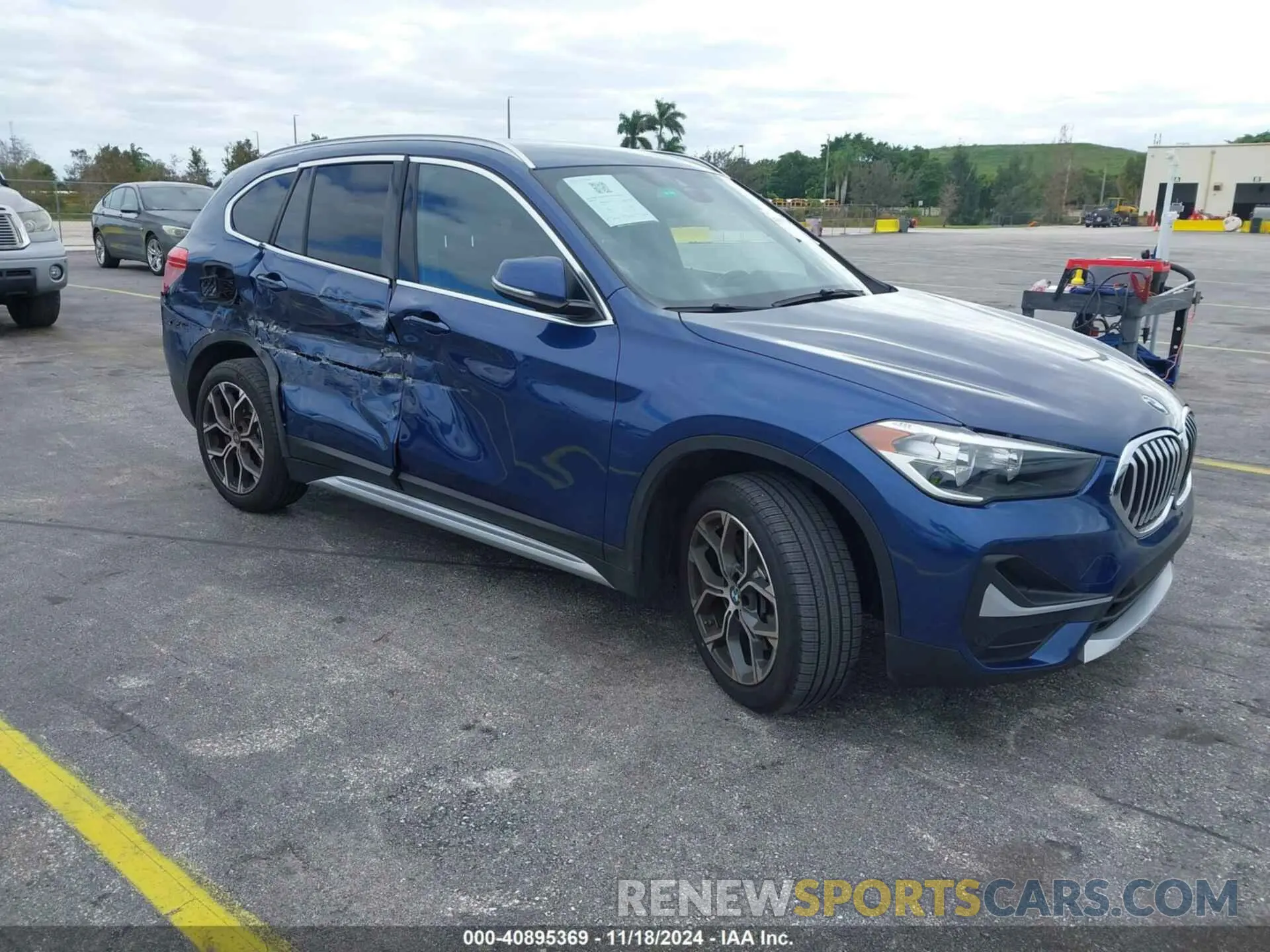 1 Photograph of a damaged car WBXJG7C06M5S39732 BMW X1 2021