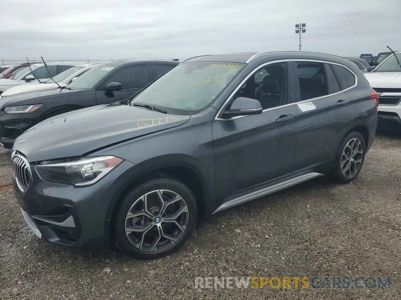 1 Photograph of a damaged car WBXJG7C06M5S52173 BMW X1 2021