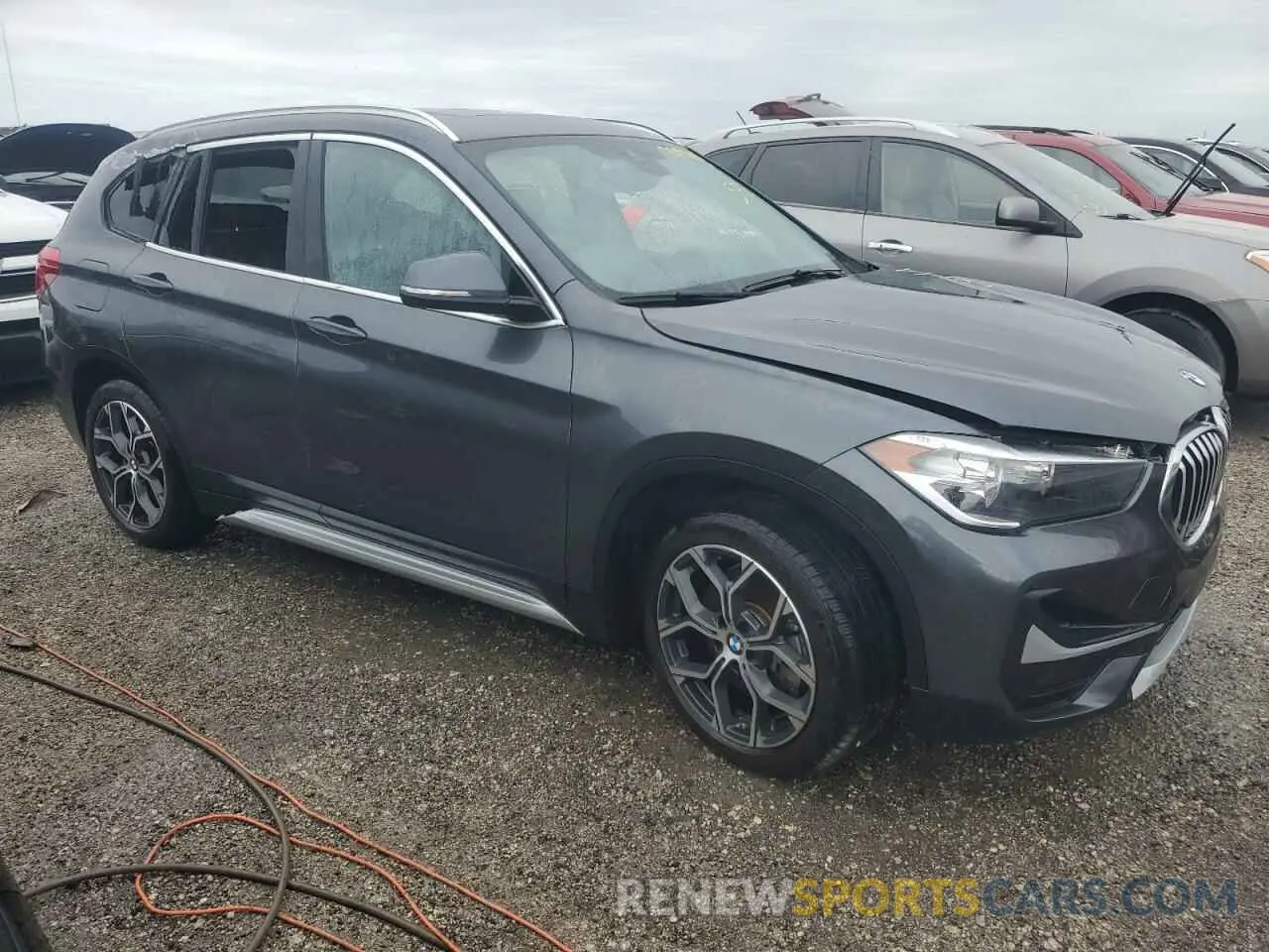 4 Photograph of a damaged car WBXJG7C06M5S52173 BMW X1 2021