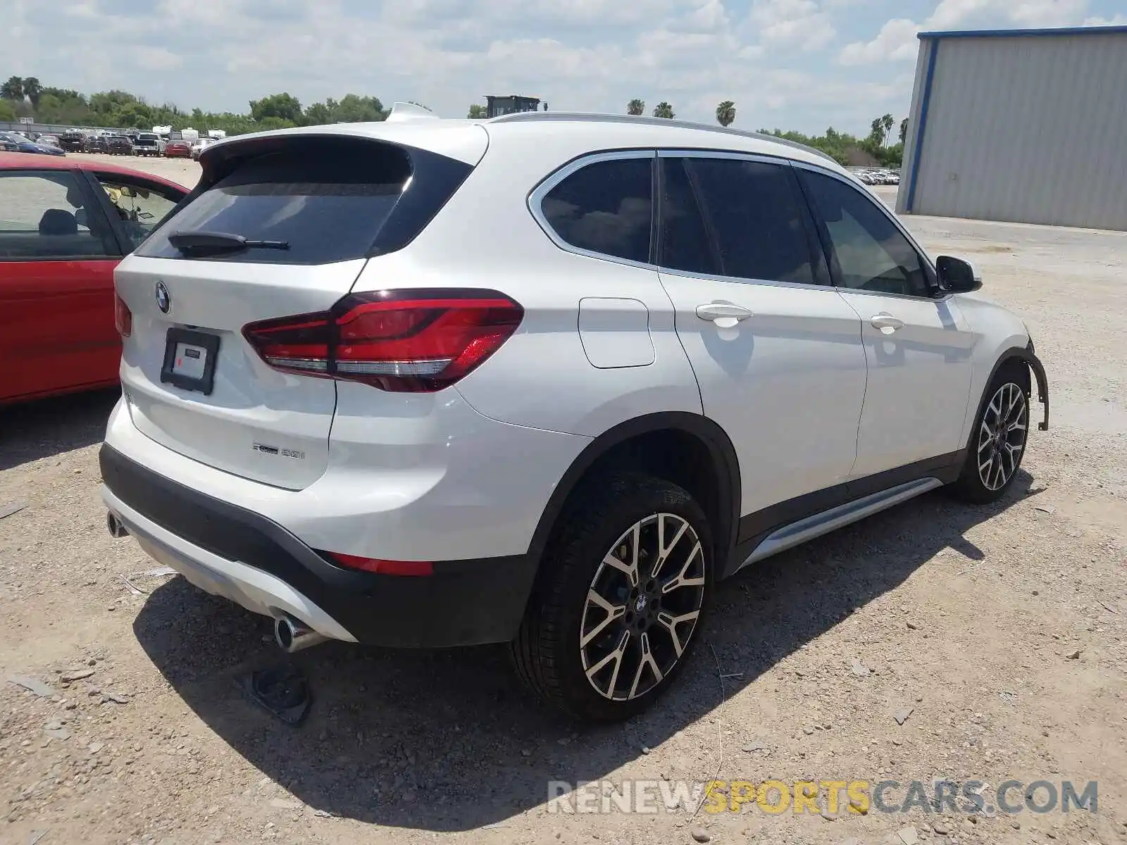 4 Photograph of a damaged car WBXJG7C07M3M72465 BMW X1 2021