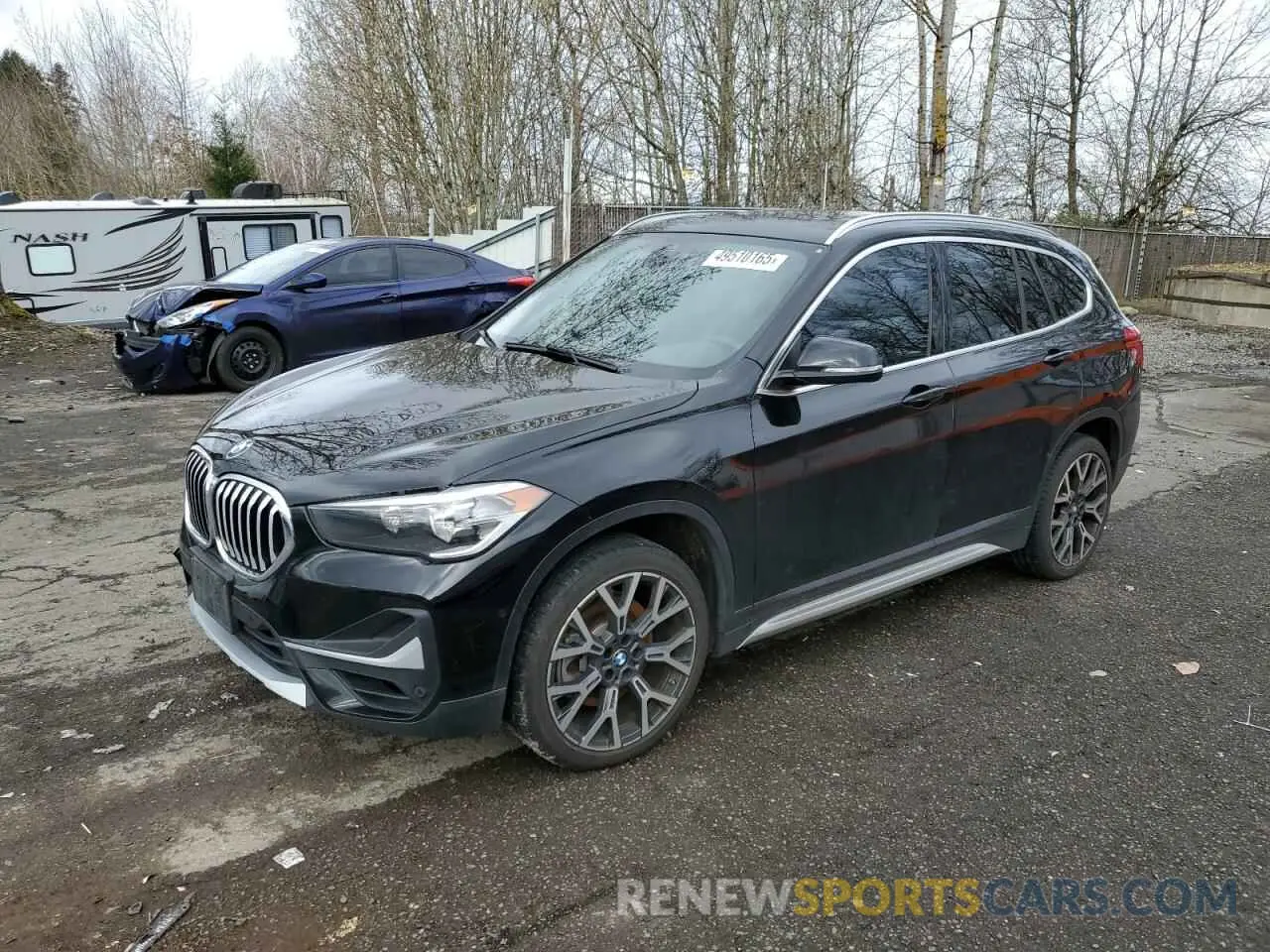 1 Photograph of a damaged car WBXJG7C08M5S11303 BMW X1 2021