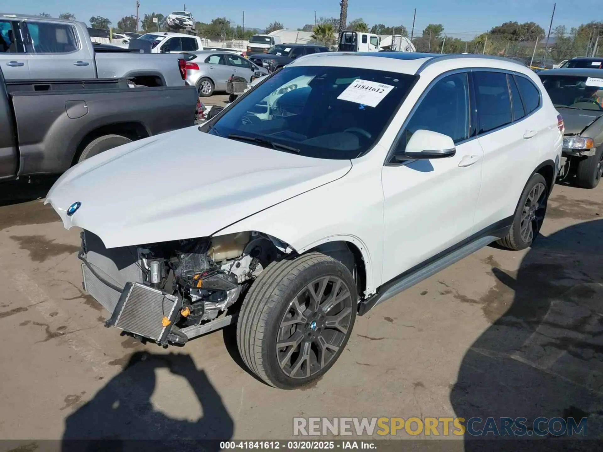 2 Photograph of a damaged car WBXJG7C08M5S34659 BMW X1 2021