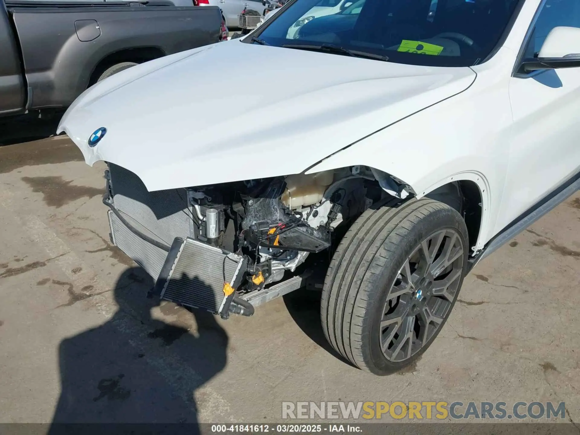 6 Photograph of a damaged car WBXJG7C08M5S34659 BMW X1 2021