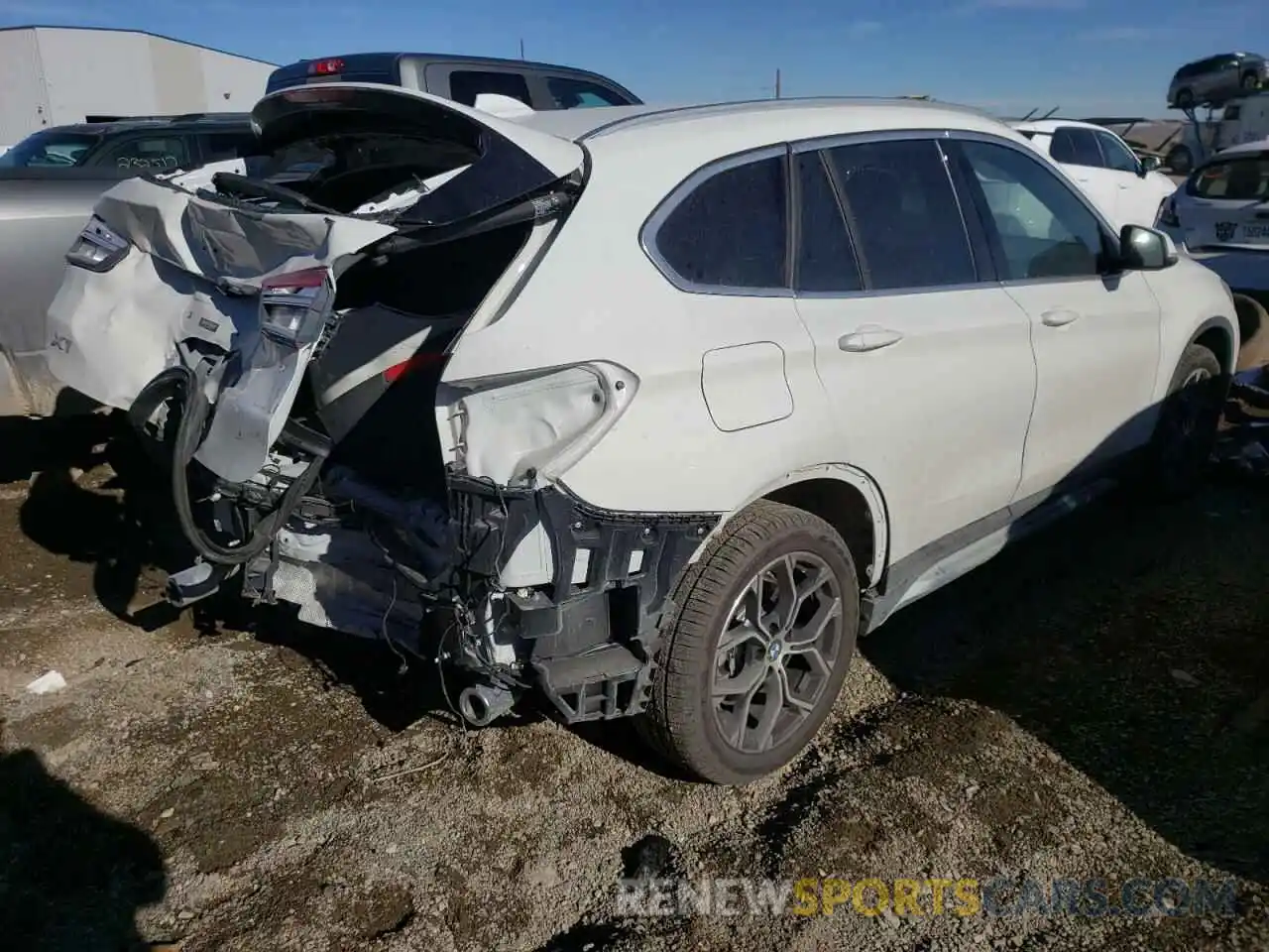 4 Photograph of a damaged car WBXJG7C08M5T70743 BMW X1 2021