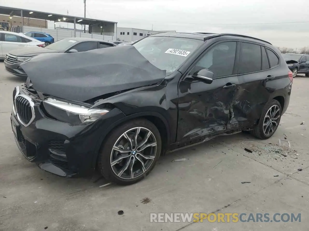1 Photograph of a damaged car WBXJG7C08M5U18676 BMW X1 2021