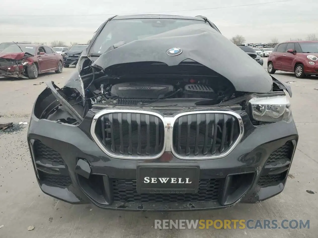5 Photograph of a damaged car WBXJG7C08M5U18676 BMW X1 2021