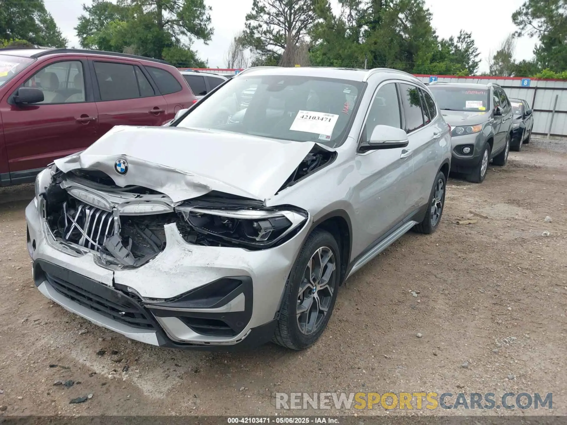 2 Photograph of a damaged car WBXJG7C09M5T44362 BMW X1 2021