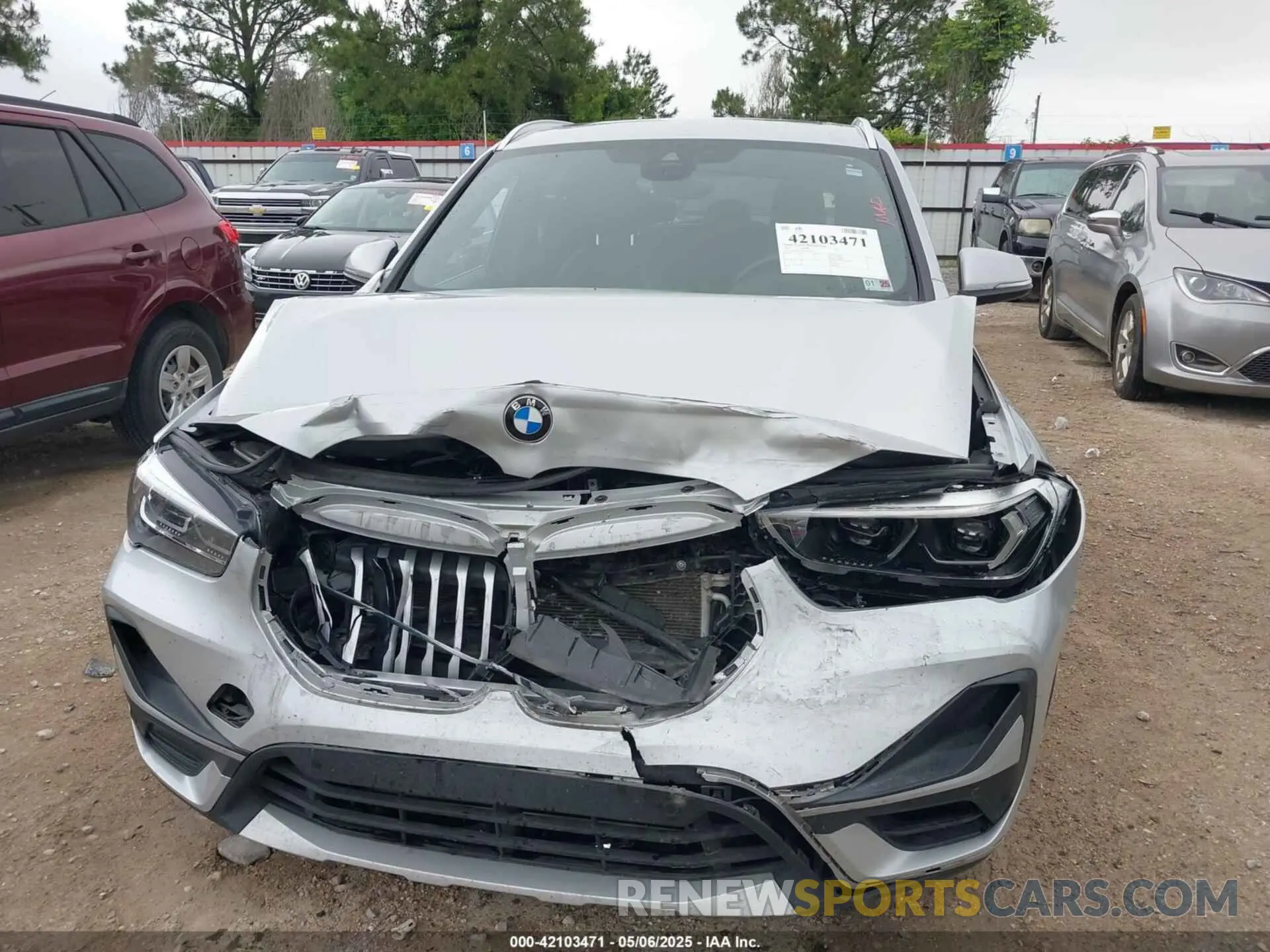 6 Photograph of a damaged car WBXJG7C09M5T44362 BMW X1 2021