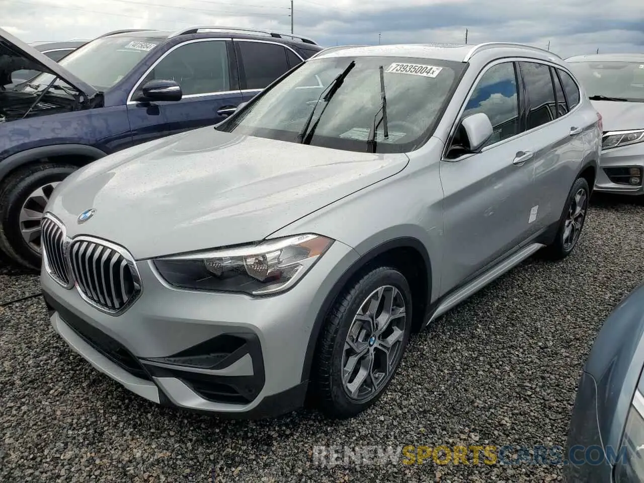1 Photograph of a damaged car WBXJG7C0XM5S23727 BMW X1 2021