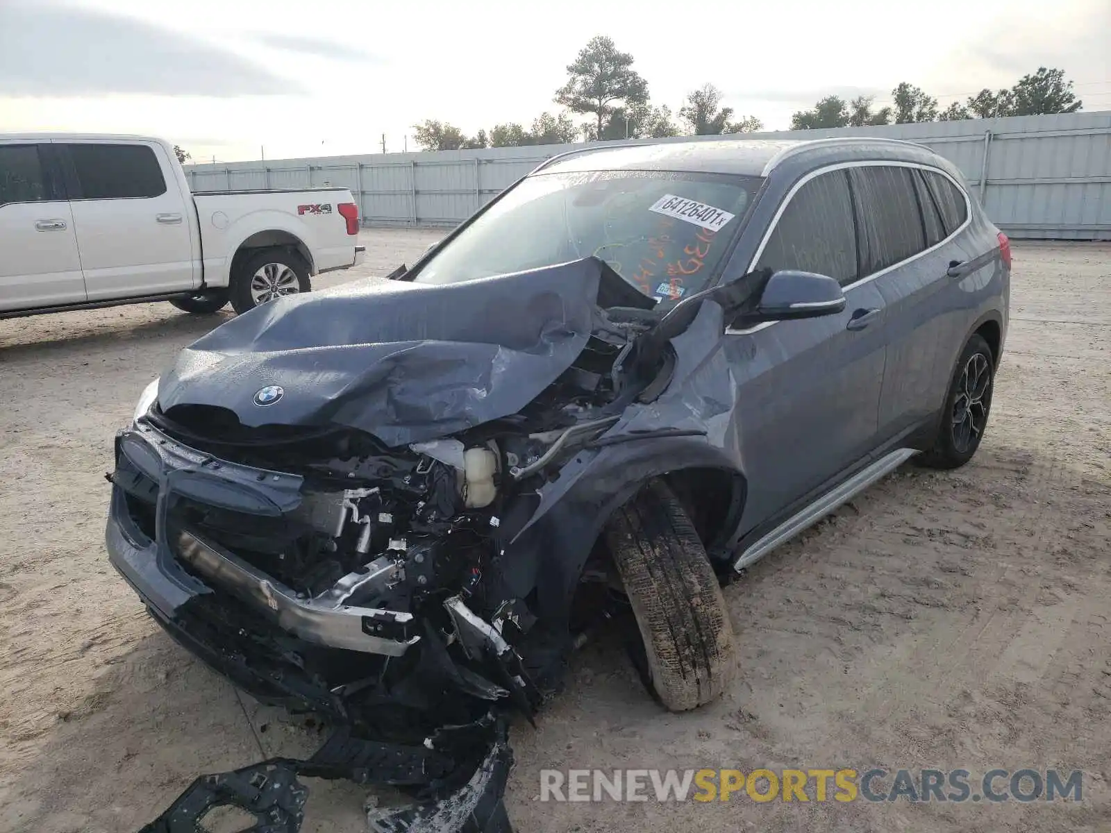 2 Photograph of a damaged car WBXJG7C0XM5S36414 BMW X1 2021